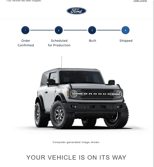 Ford Bronco build week 10/24 1666952790010