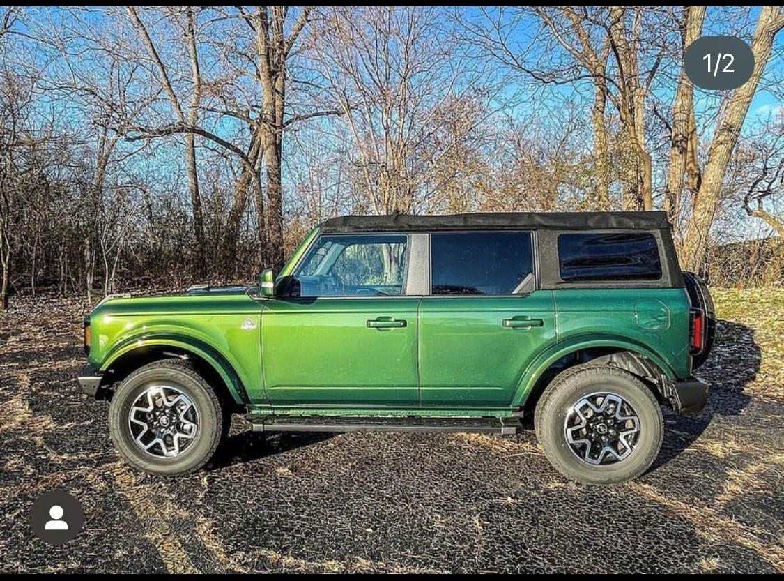 Ford Bronco Stealth Matte Wrap on Eruption Green! EG