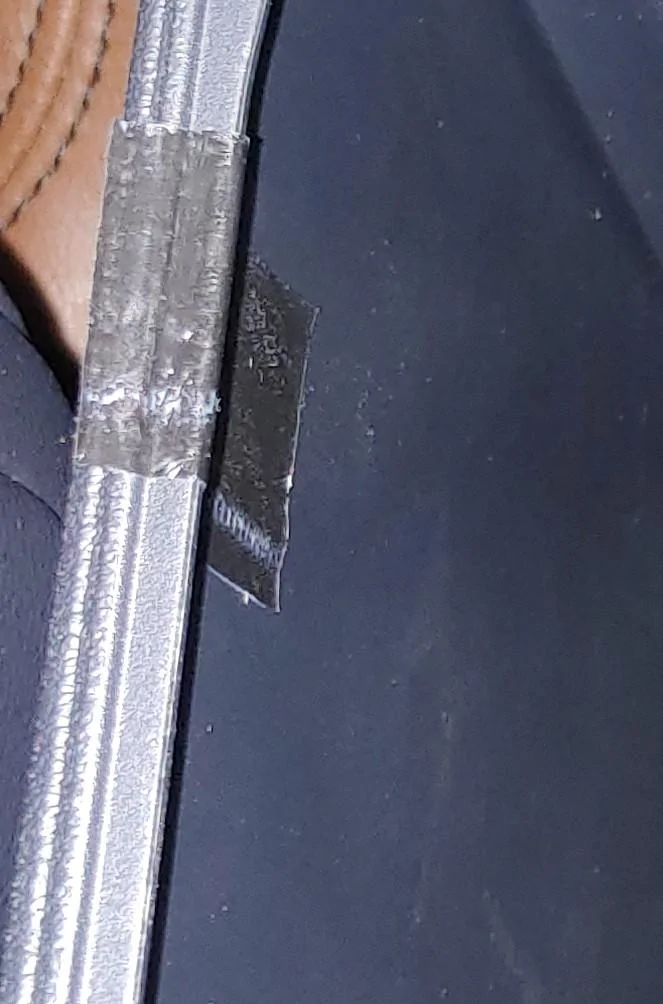 Ford Bronco Extra plastic bin taped inside console? 1028221439a