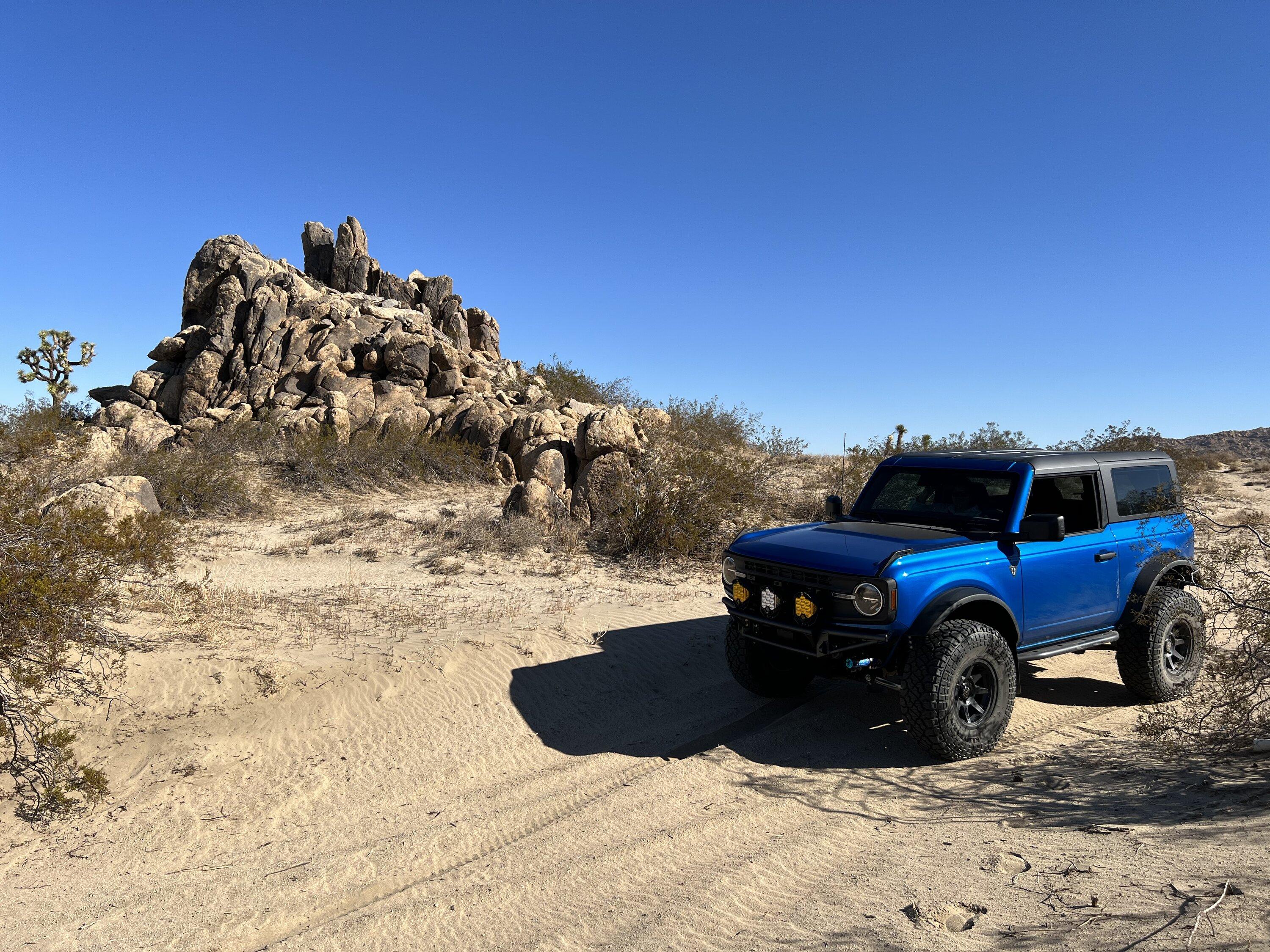 Ford Bronco 2-door desert runner Bronco w/ custom tire carrier C5A22E91-EBB8-4712-91F8-802E7A43237E