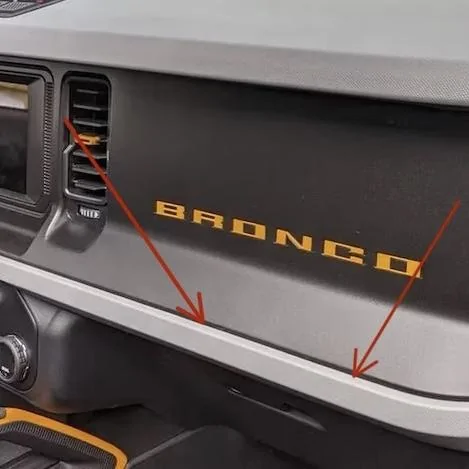 Ford Bronco Custom dash photos + other personalization 3C299550-56AF-40E1-9612-8548B81687EE