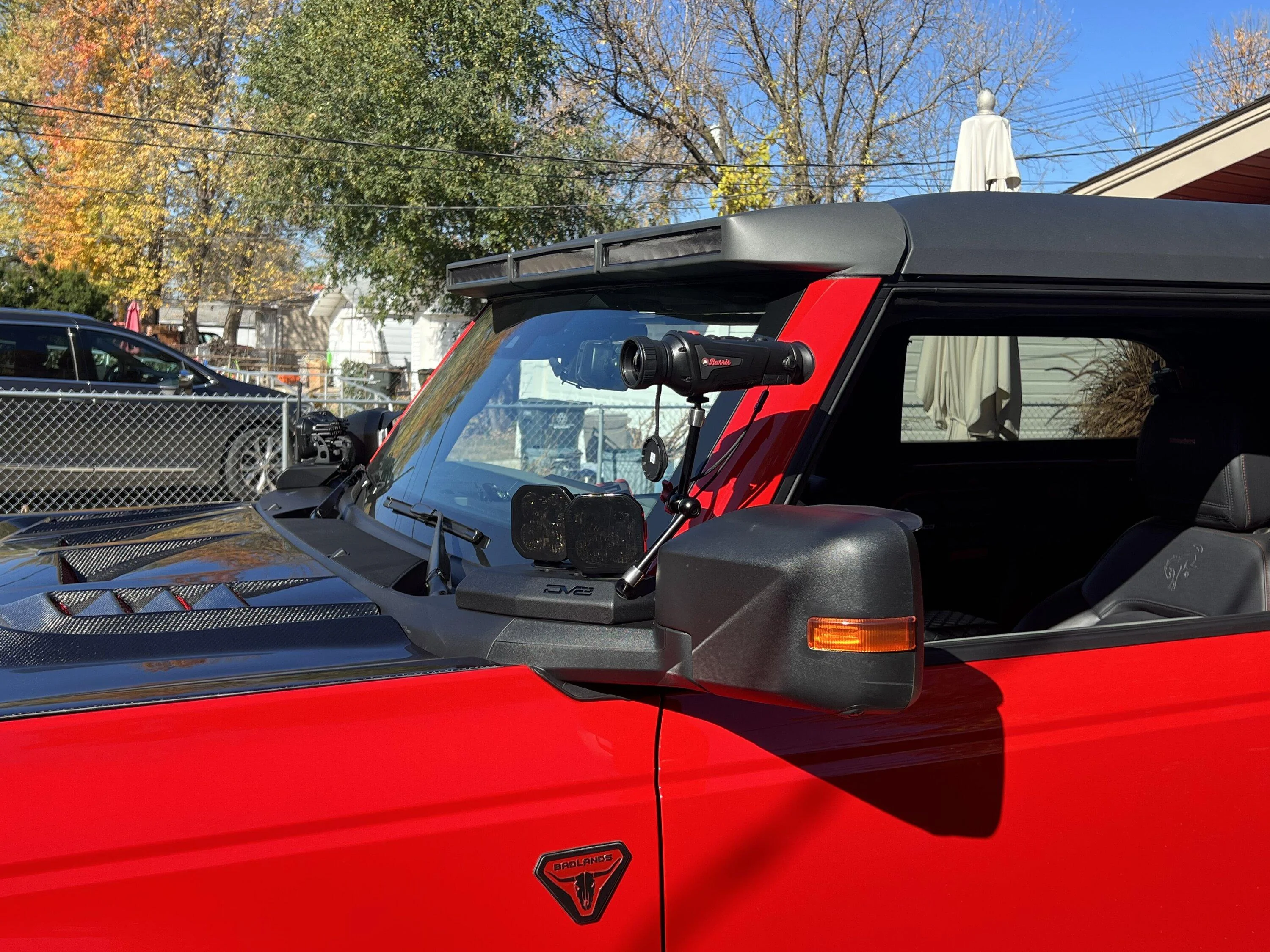 Ford Bronco Yoter Thermal Scope installed and displaying to screen 1978DE65-4075-4080-997D-C90086149B41