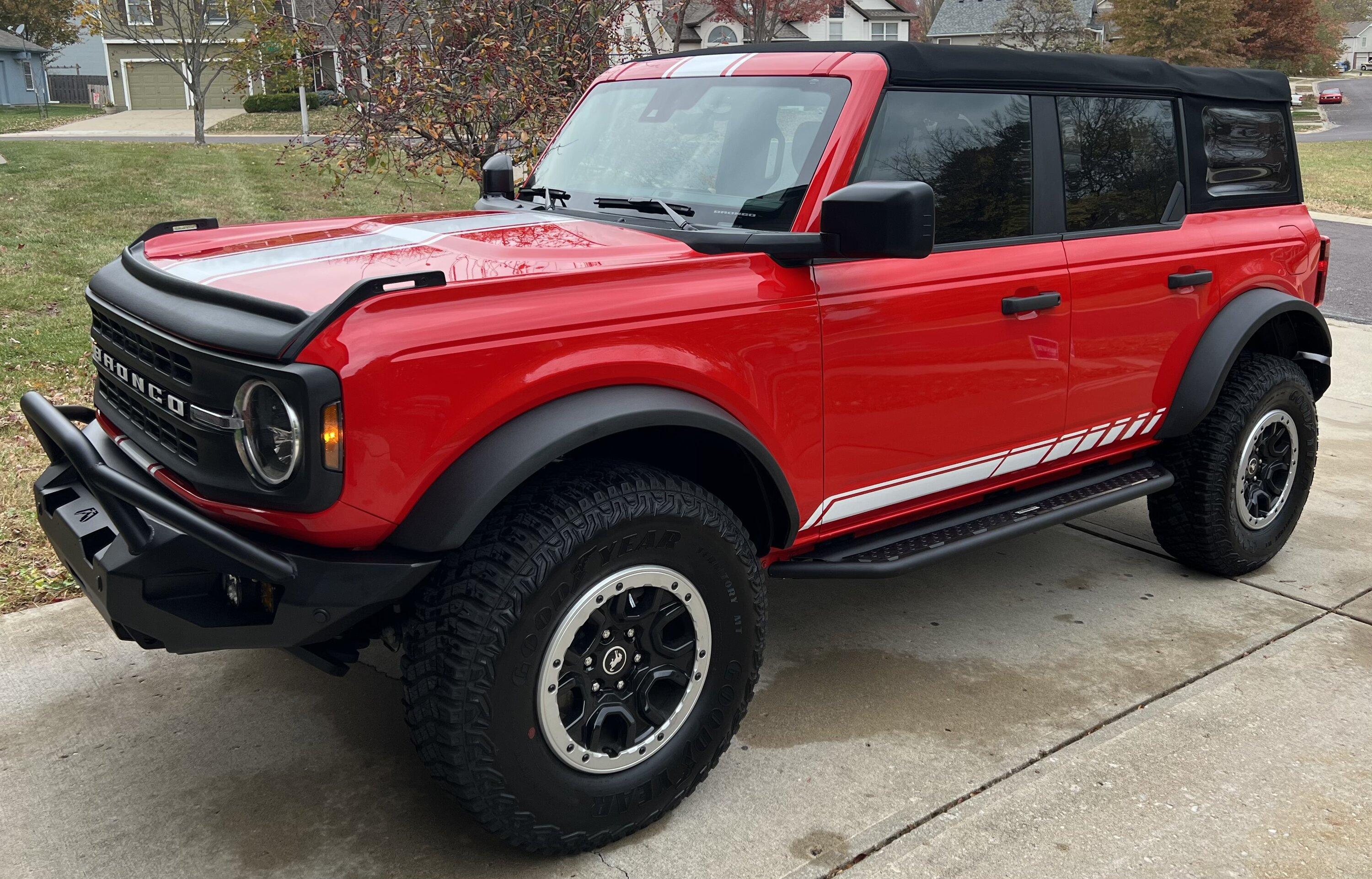Ford Bronco InTheShift’s Base Sasquatch Race Red Build w/ Racing Stripes 32db89d9-93e2-405b-919e-e58b61645b28-jpe