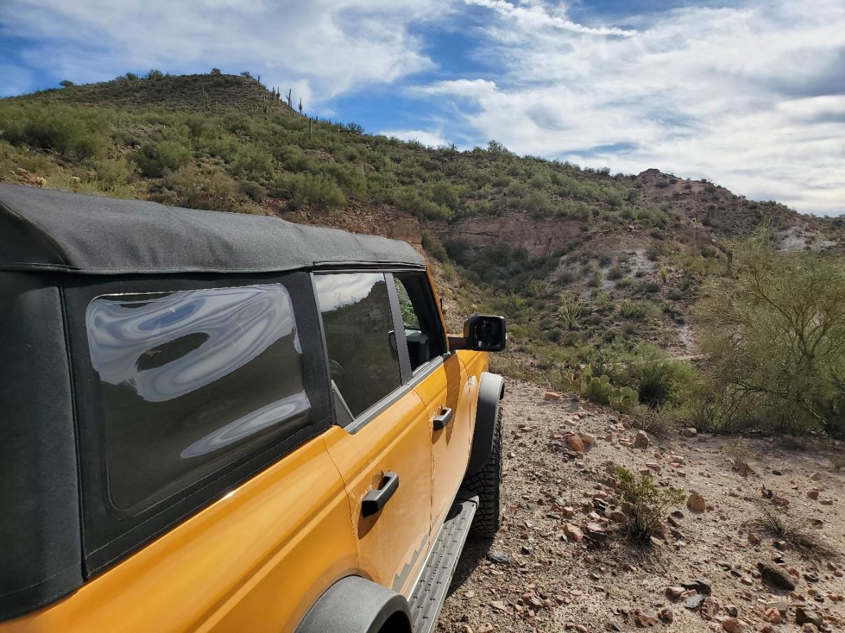 Ford Bronco First off-road foray and bath 20221030_101224