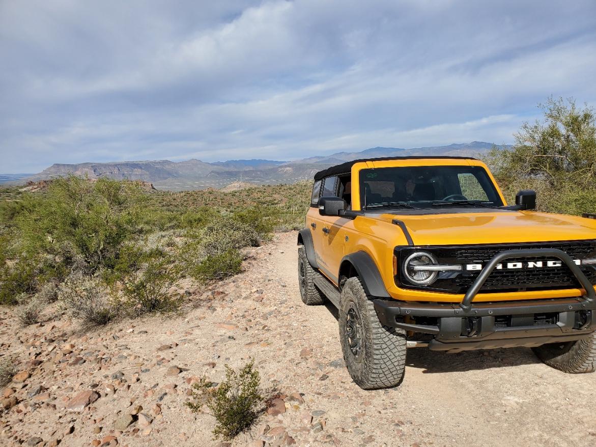 Ford Bronco First off-road foray and bath 20221030_101244