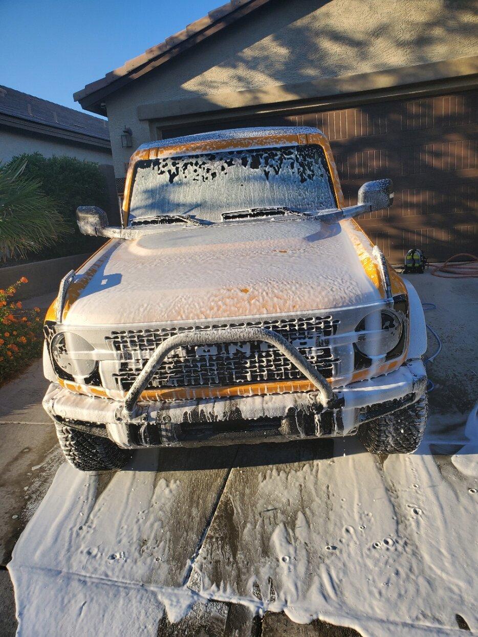 Ford Bronco First off-road foray and bath 20221030_164343
