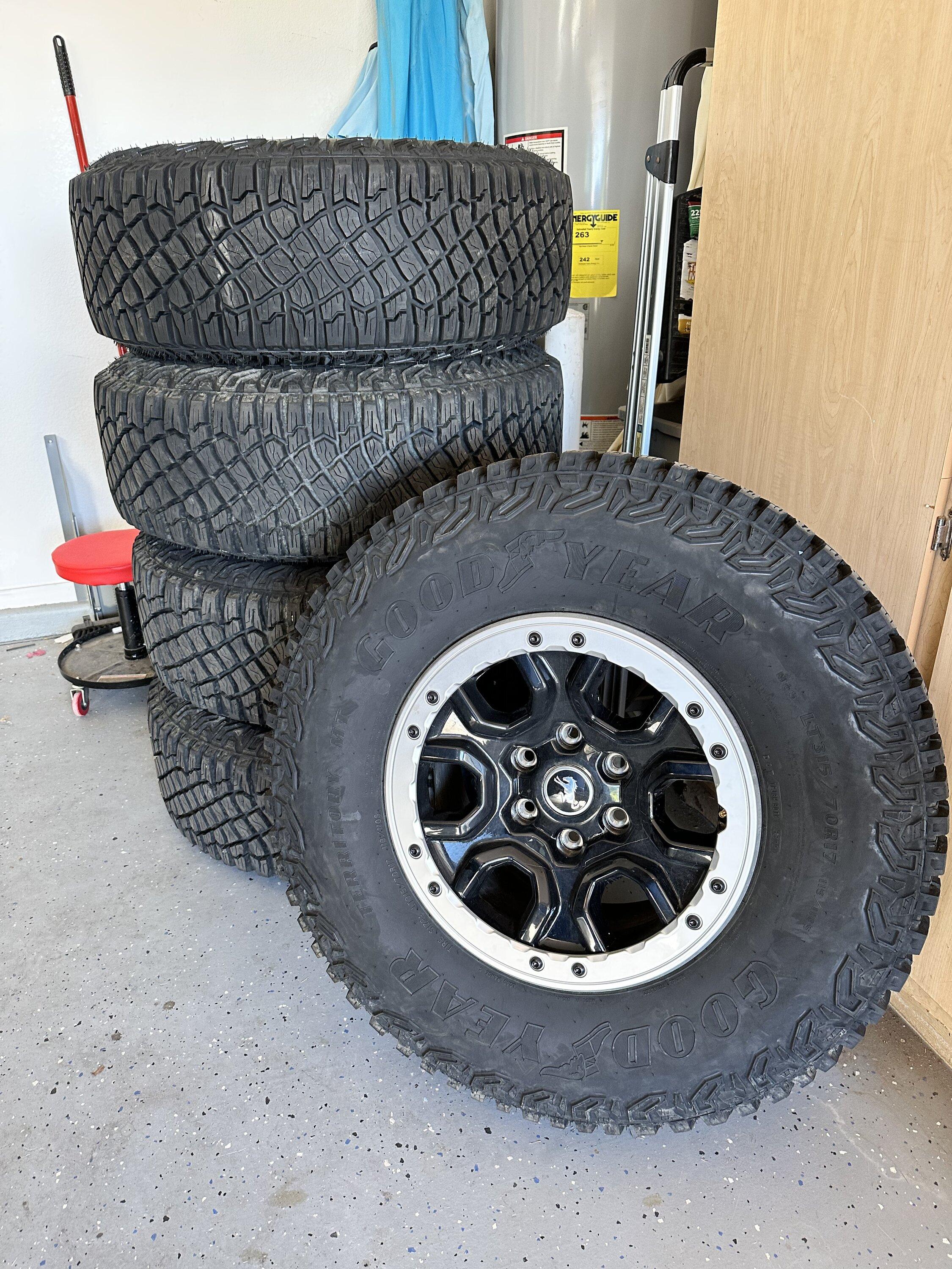 Ford Bronco WTS : 5 Sasquatch wheels/tires - $2000 FEE1578F-D345-4F83-A87C-63F01EB4D474