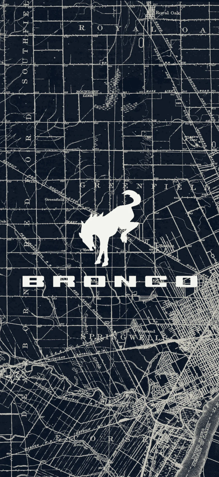 Ford Bronco Phone Wallpapers For Your Bronco Trim DETROIT 2
