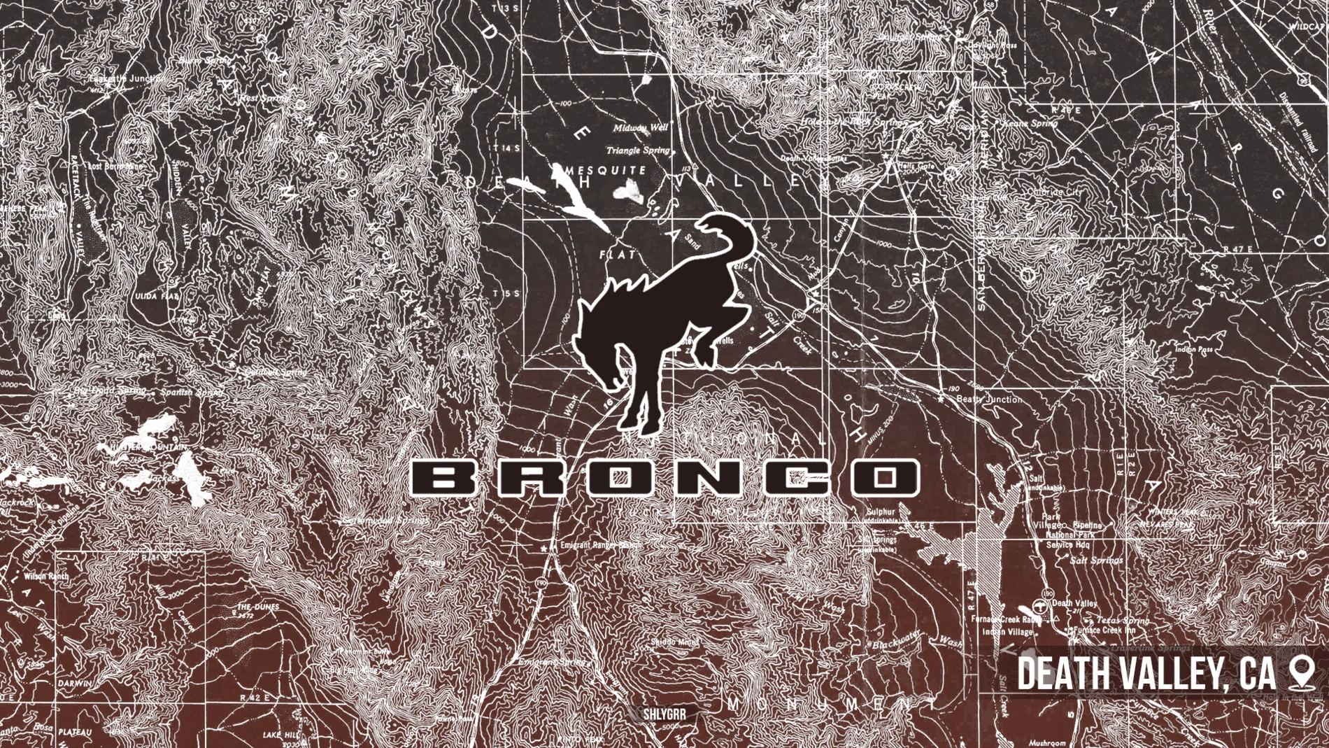 Ford Bronco Bronco Topographic Desktop Wallpapers dv_black_1080