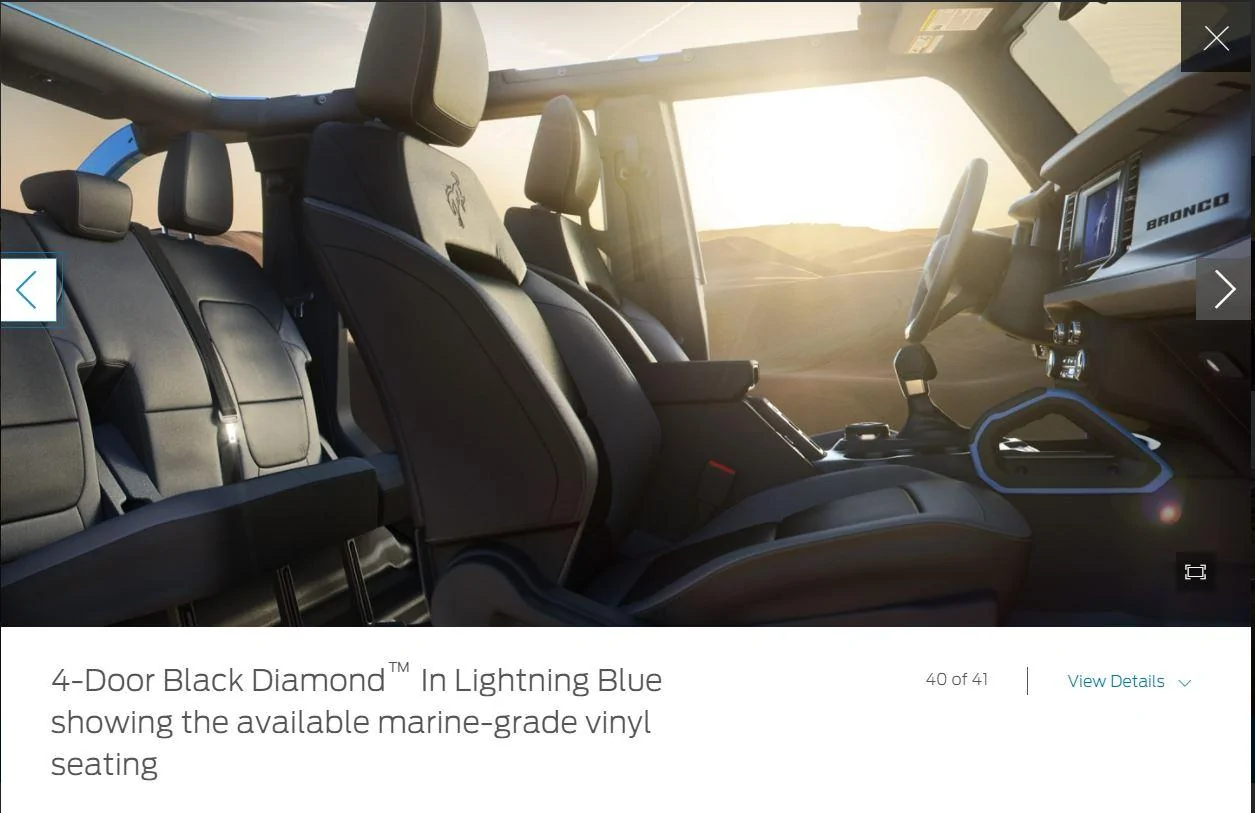 Ford Bronco Lightning Blue Painted Bronco Body Lightning Blue Ford Websit