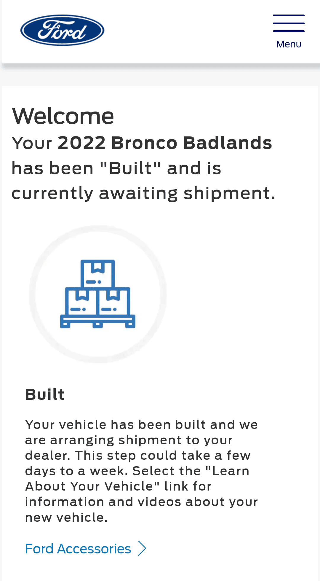 Ford Bronco build week 10/24 Screenshot_20221101-052019