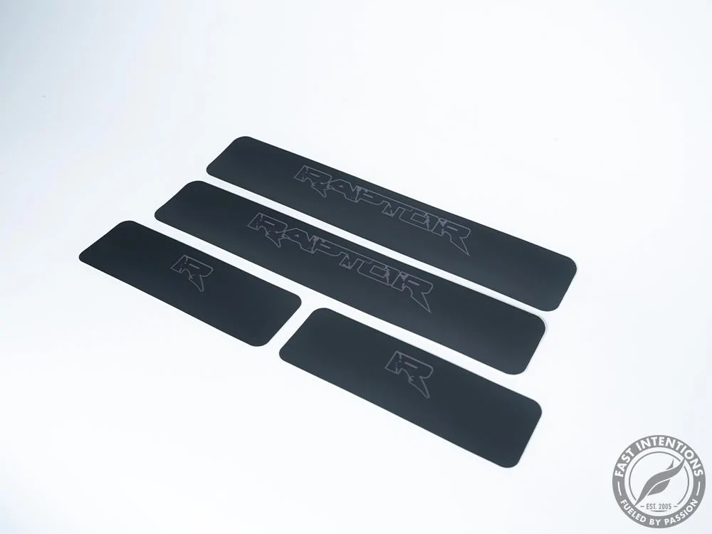 Ford Bronco Raptor Door Sill Guards by Fast Intentions carbonized_gray_raptor