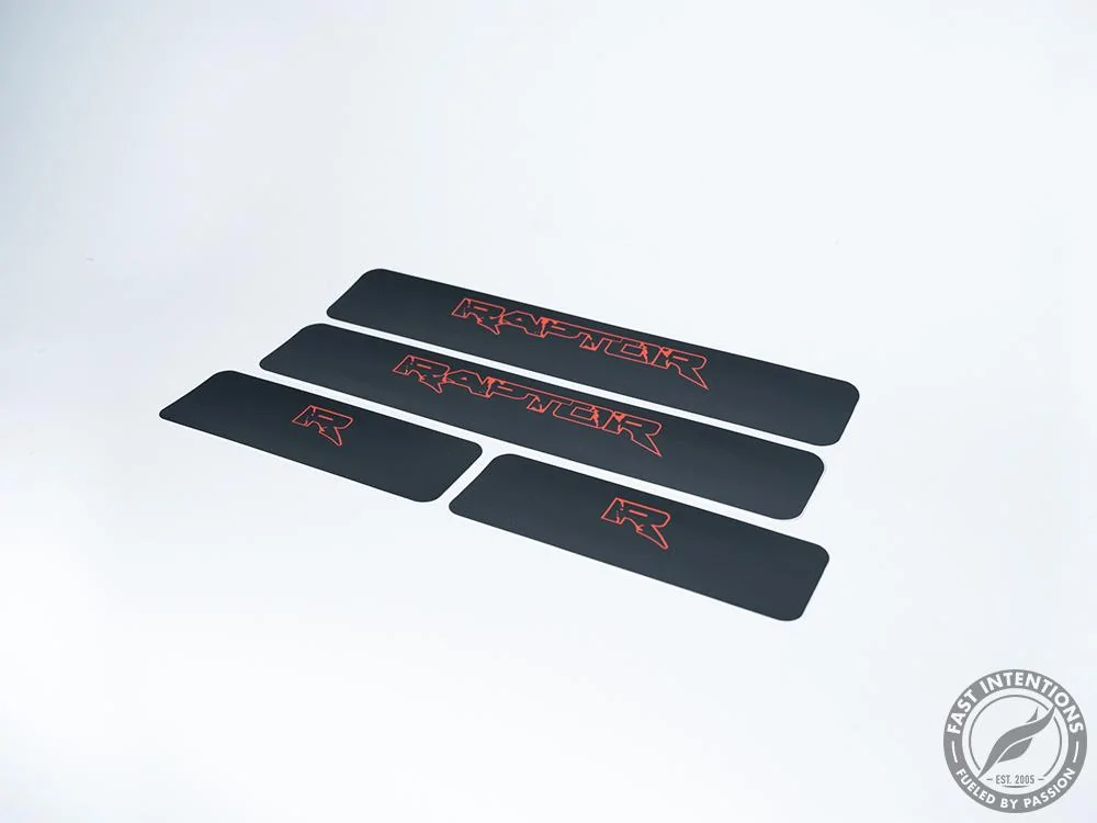 Ford Bronco Raptor Door Sill Guards by Fast Intentions code_orange_raptor