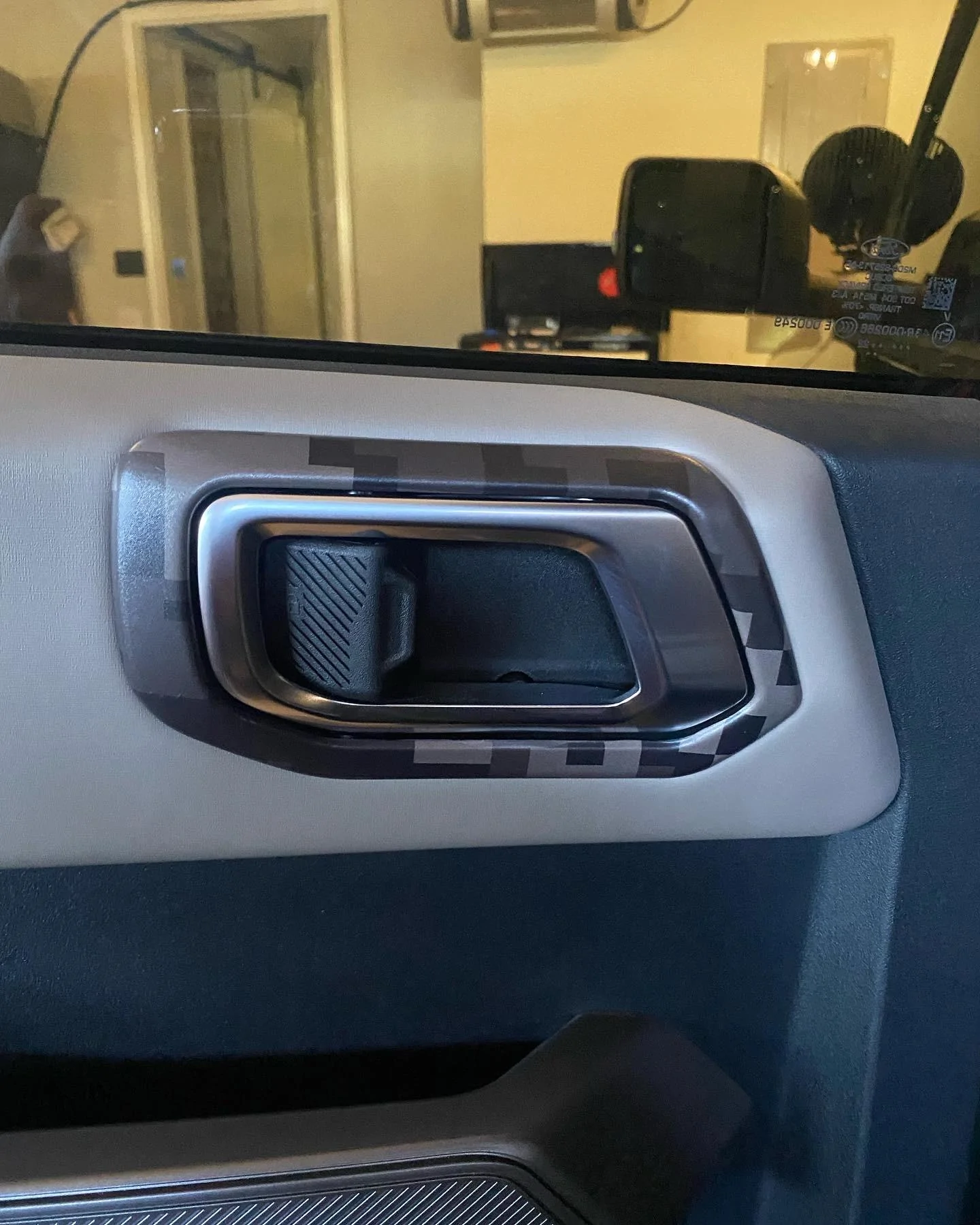 Ford Bronco Digital camo interior trim F73A400D-2928-4053-AFCD-9551590C3036