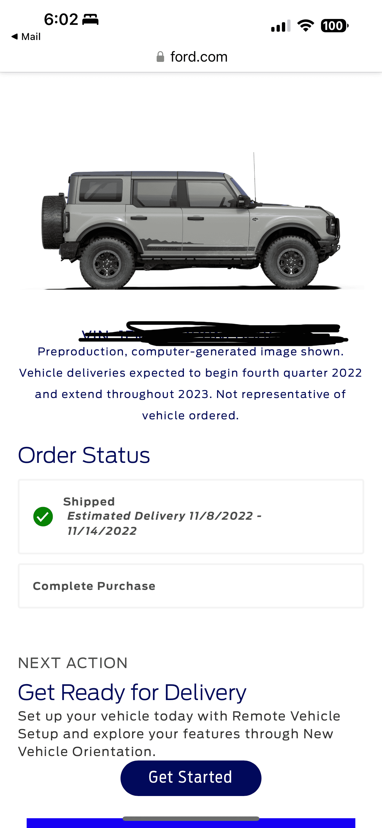 Ford Bronco 9/5/22 Build week group Manage 2