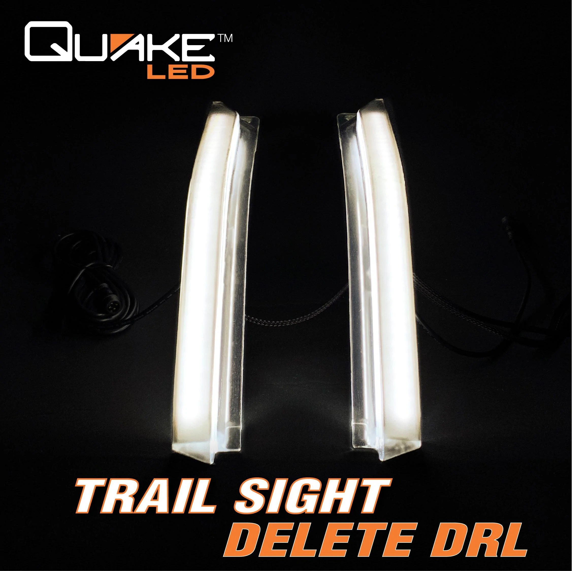 Ford Bronco Quake LED Releases Ford Bronco Trail Sight Delete DRL Kit w/ Sequential Turn Signal and RGB Accenting QTE1199! 1199_Trail_Delete-09-6G