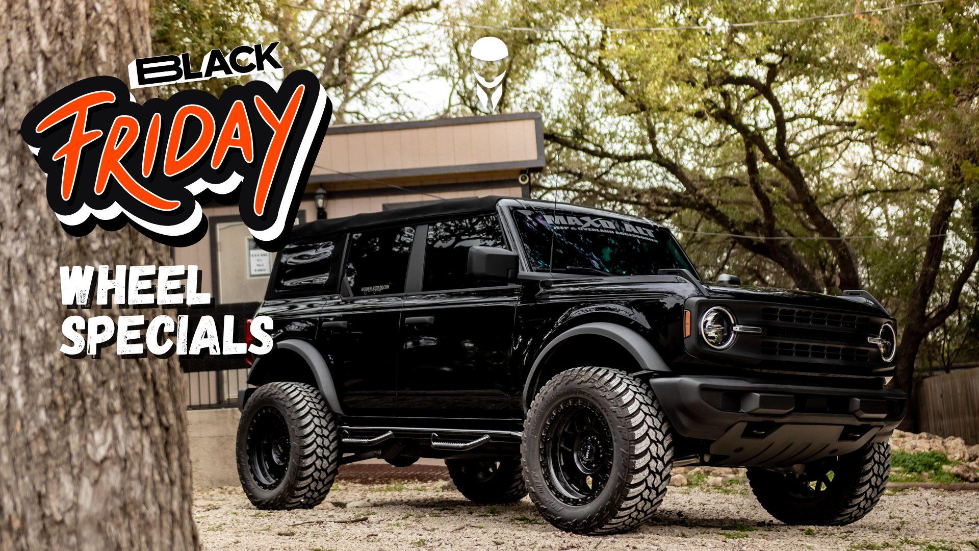Ford Bronco BLACK FRIDAY Wheel Specials Live! @ DSG Performance _black friday wheel with dsg performance