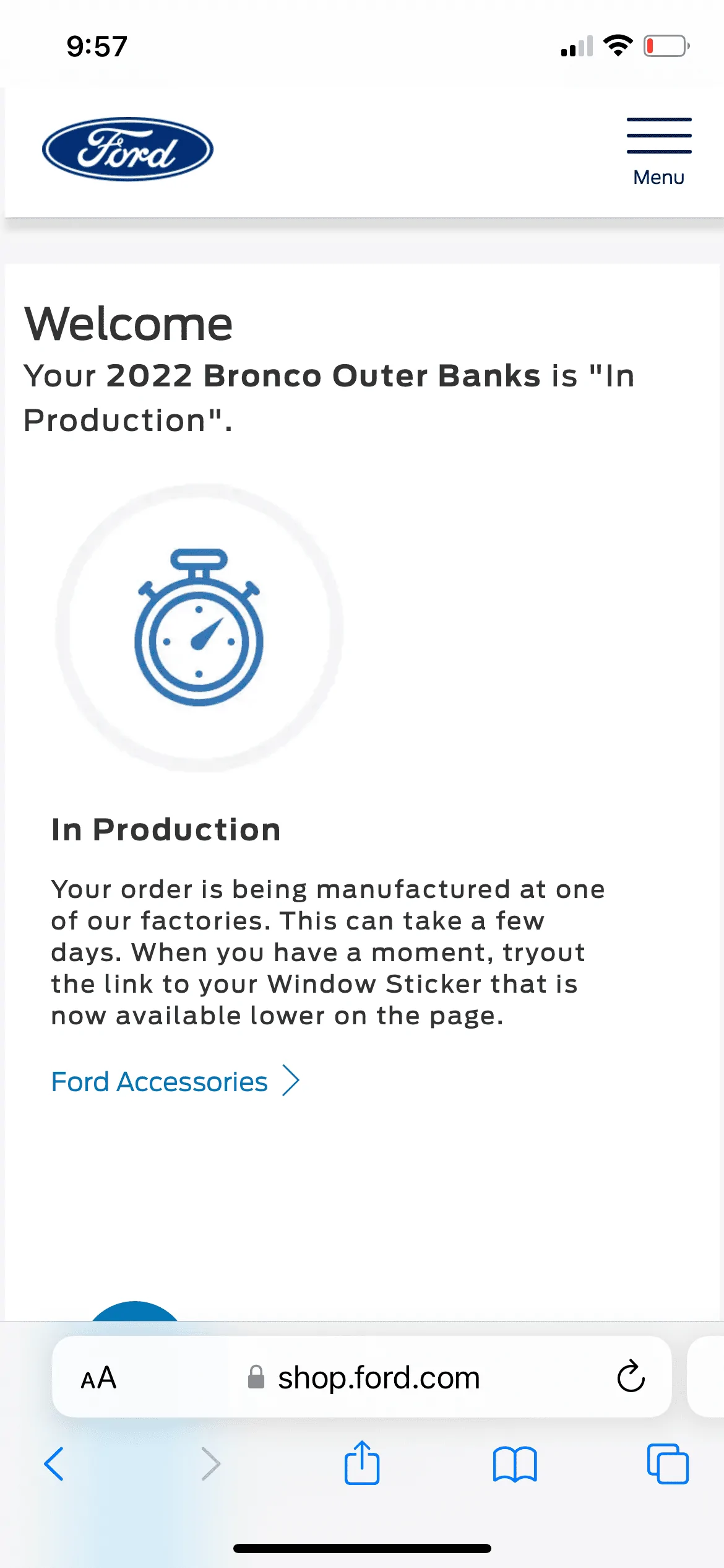 Ford Bronco 11/14/22 Build Week - w/Spreadsheet 1667527052250