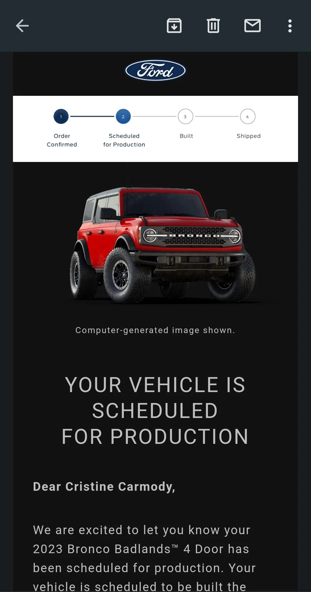 Ford Bronco 12/12/22 Build Week? Screenshot_20221104_043309
