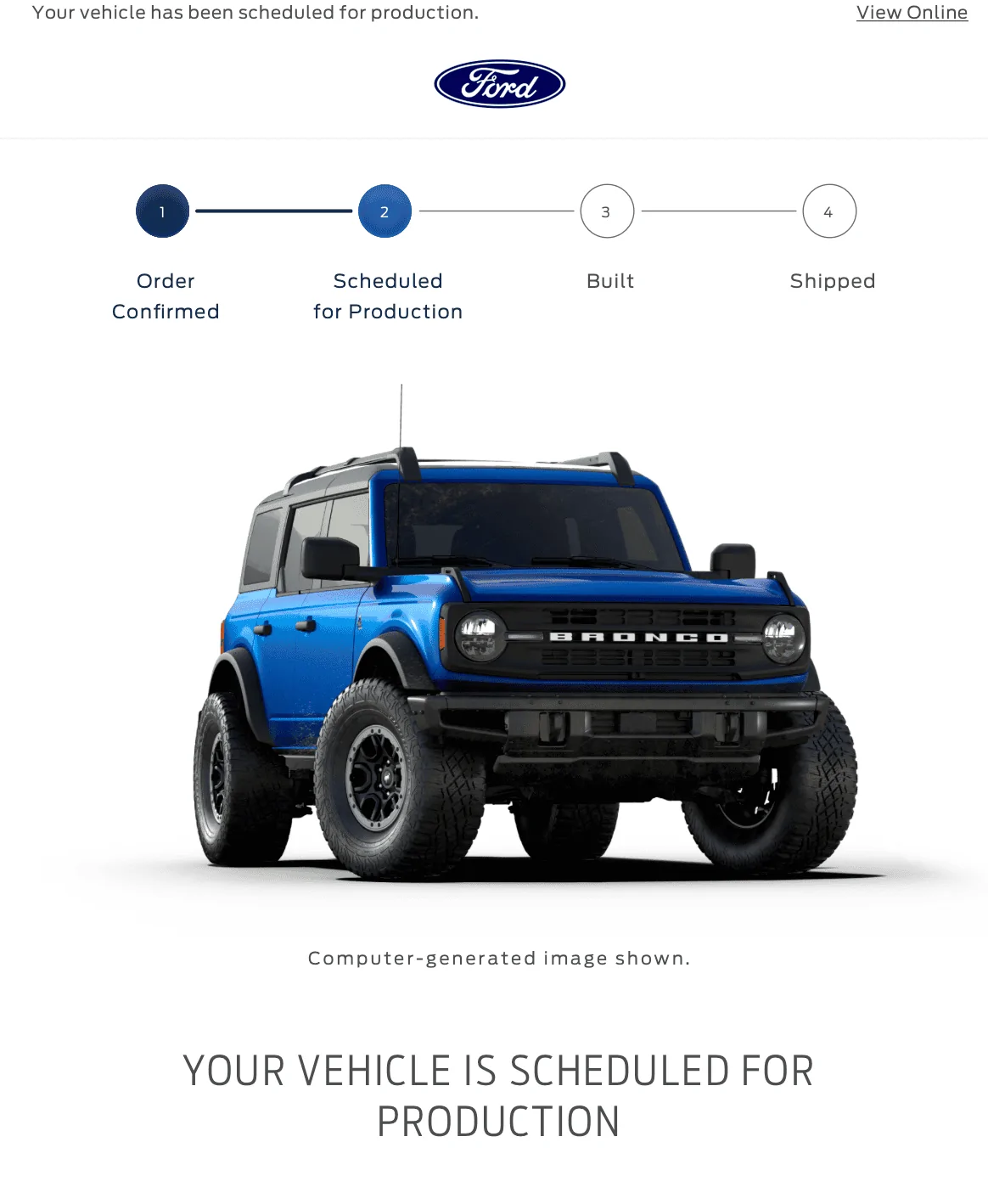 Ford Bronco 12/12/22 Build Week? 1667568421004