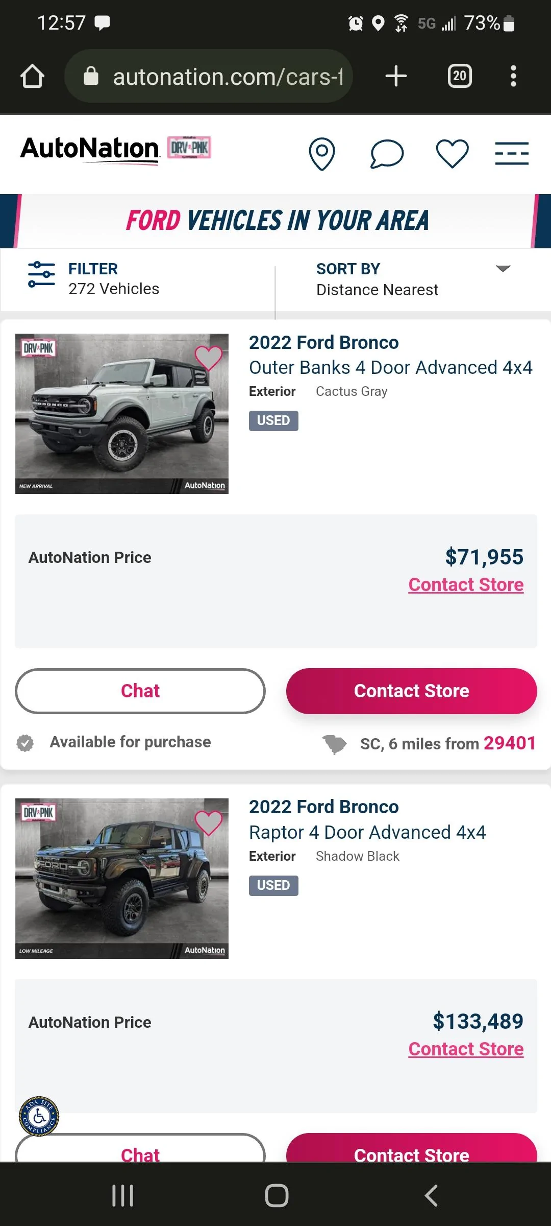 Ford Bronco Prices are starting to drop! Screenshot_20221104-125703_Chrom