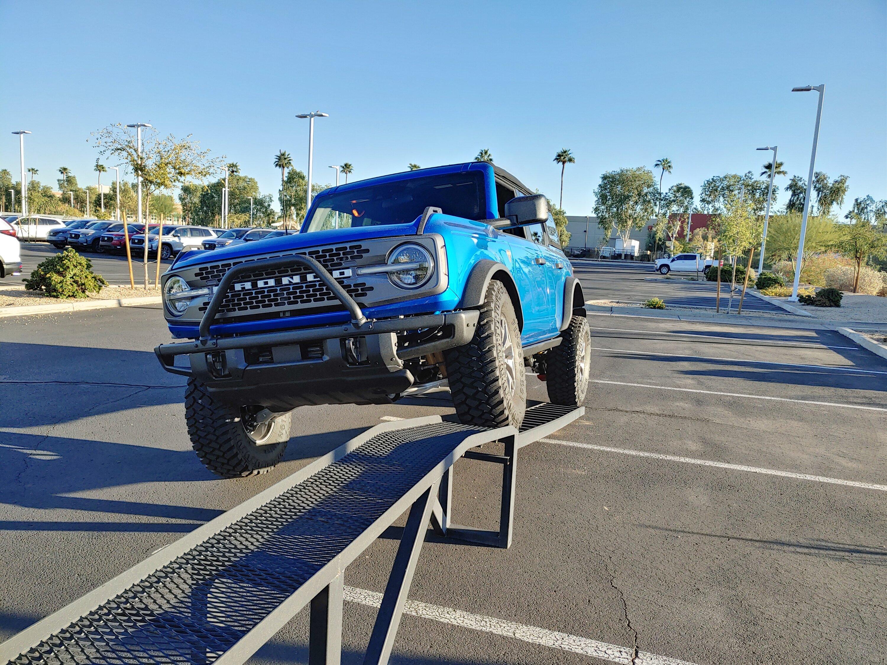 Ford Bronco Low CG, max articulation, and biggest tire size without interference? 20221104_163244_HDR