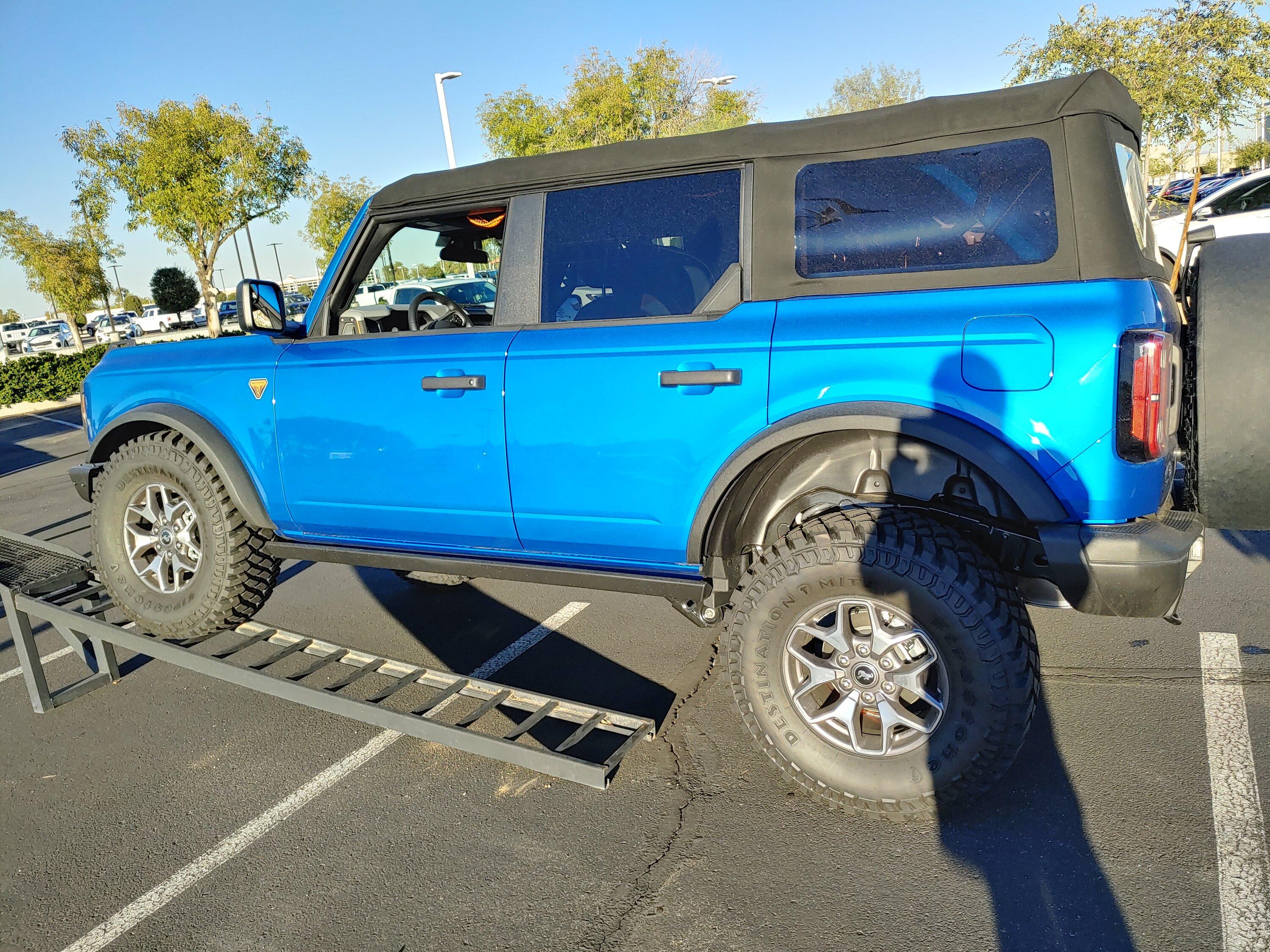 Ford Bronco Low CG, max articulation, and biggest tire size without interference? 20221104_162957_HDR