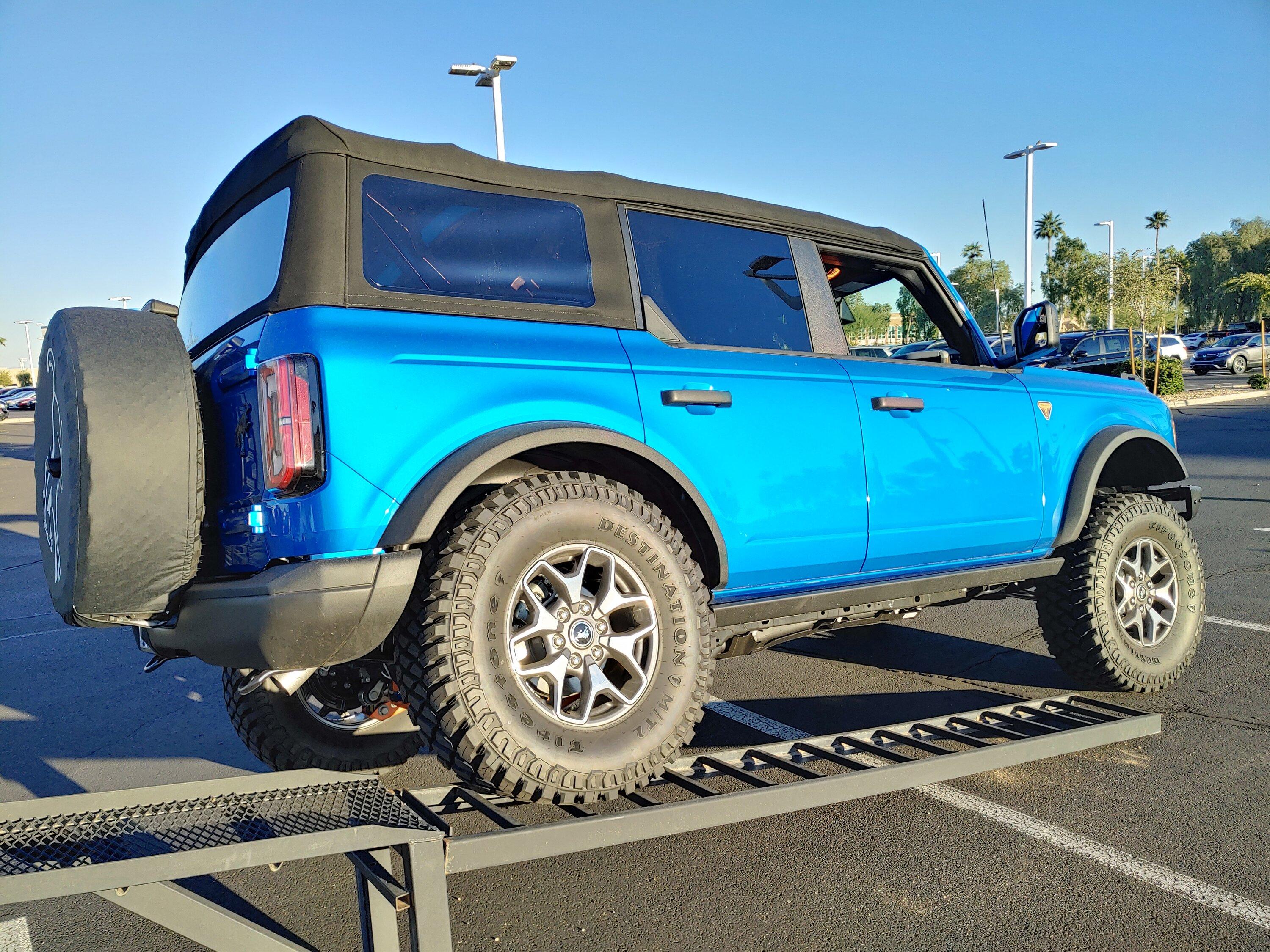 Ford Bronco Low CG, max articulation, and biggest tire size without interference? 20221104_164125_HDR