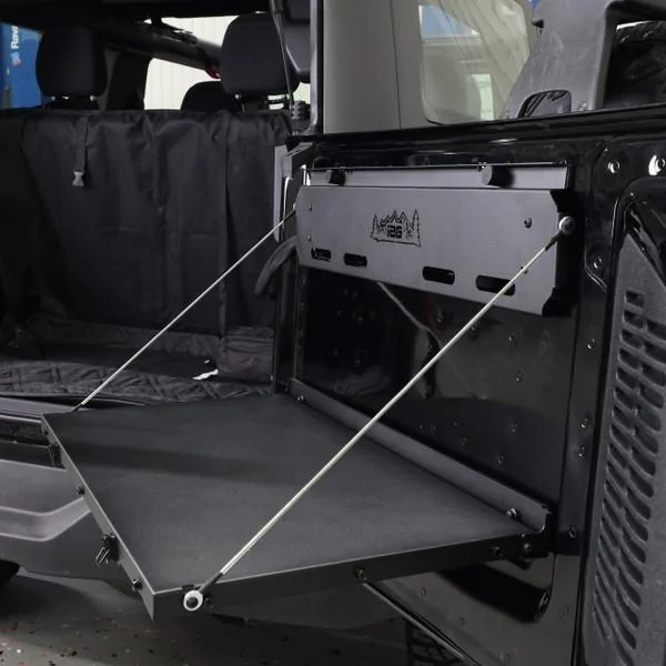 Ford Bronco New IAG folding tailgate table with molle panel 8DCC7869-4DDE-4E4E-B081-8CE234C5A7FB