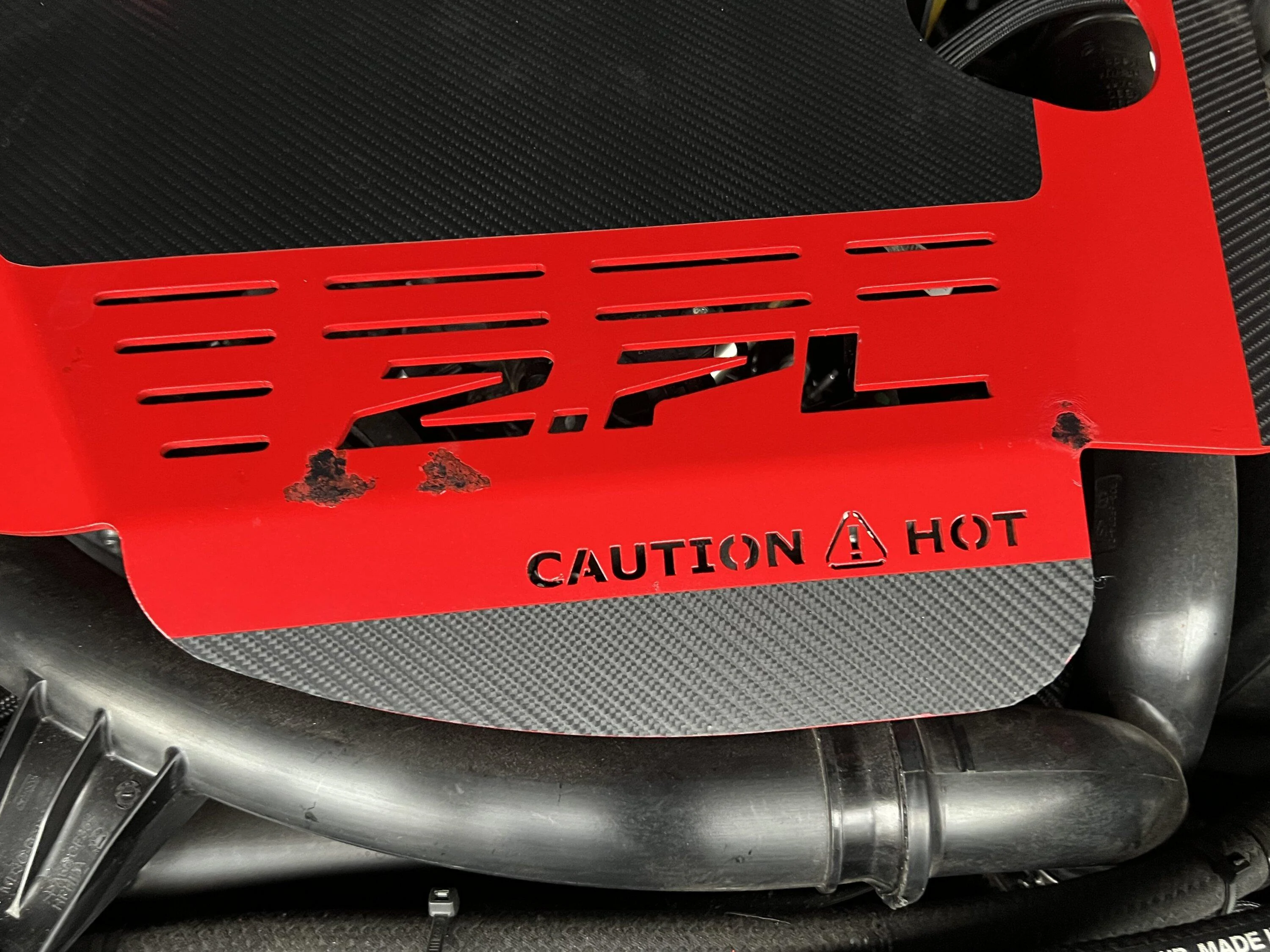 Ford Bronco 2.7 engine cover installed 7A3F3978-A28A-4609-82A4-12A0134446E0
