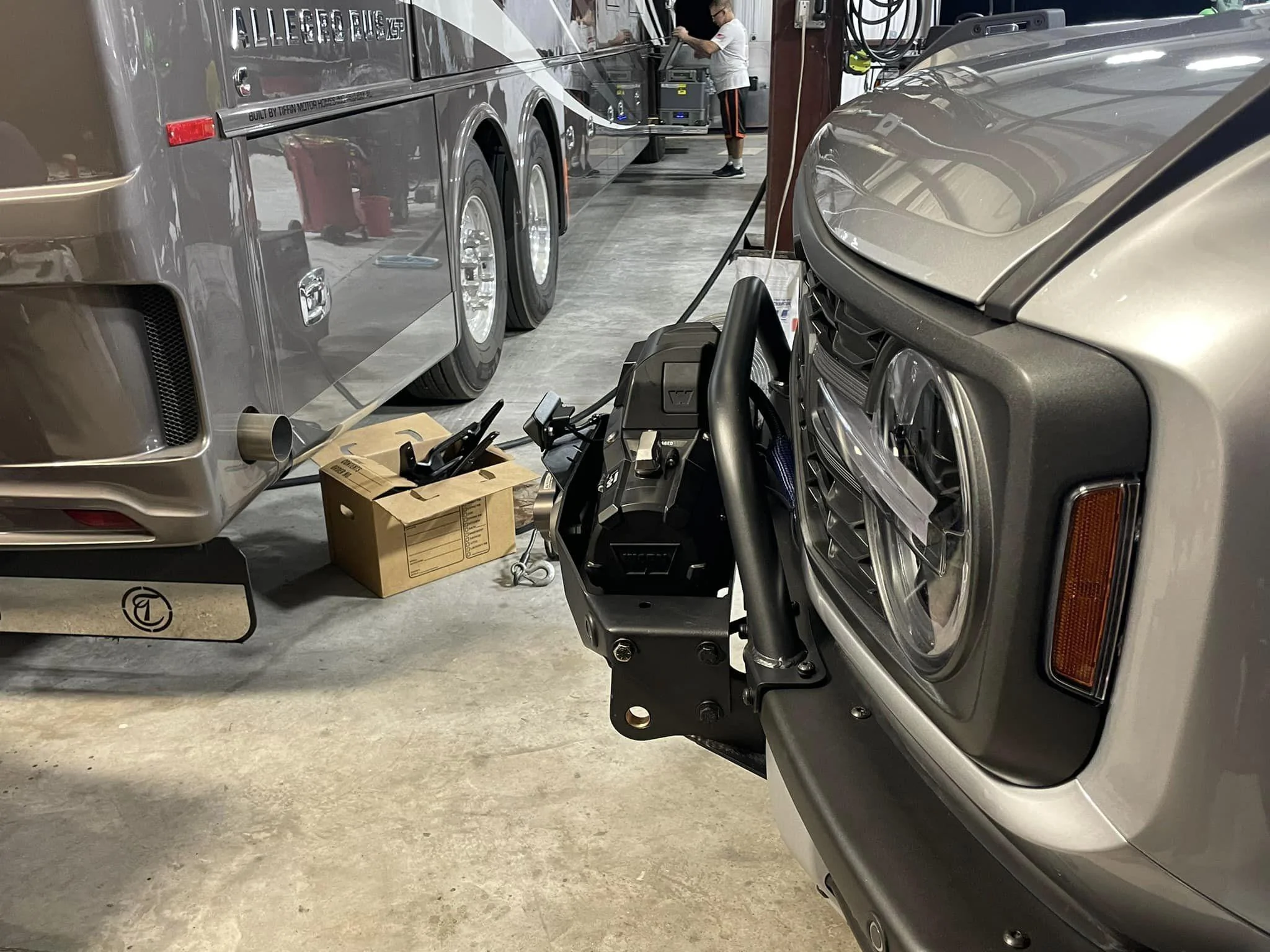 Ford Bronco Winch solutions for your Raptor side view winch mnt