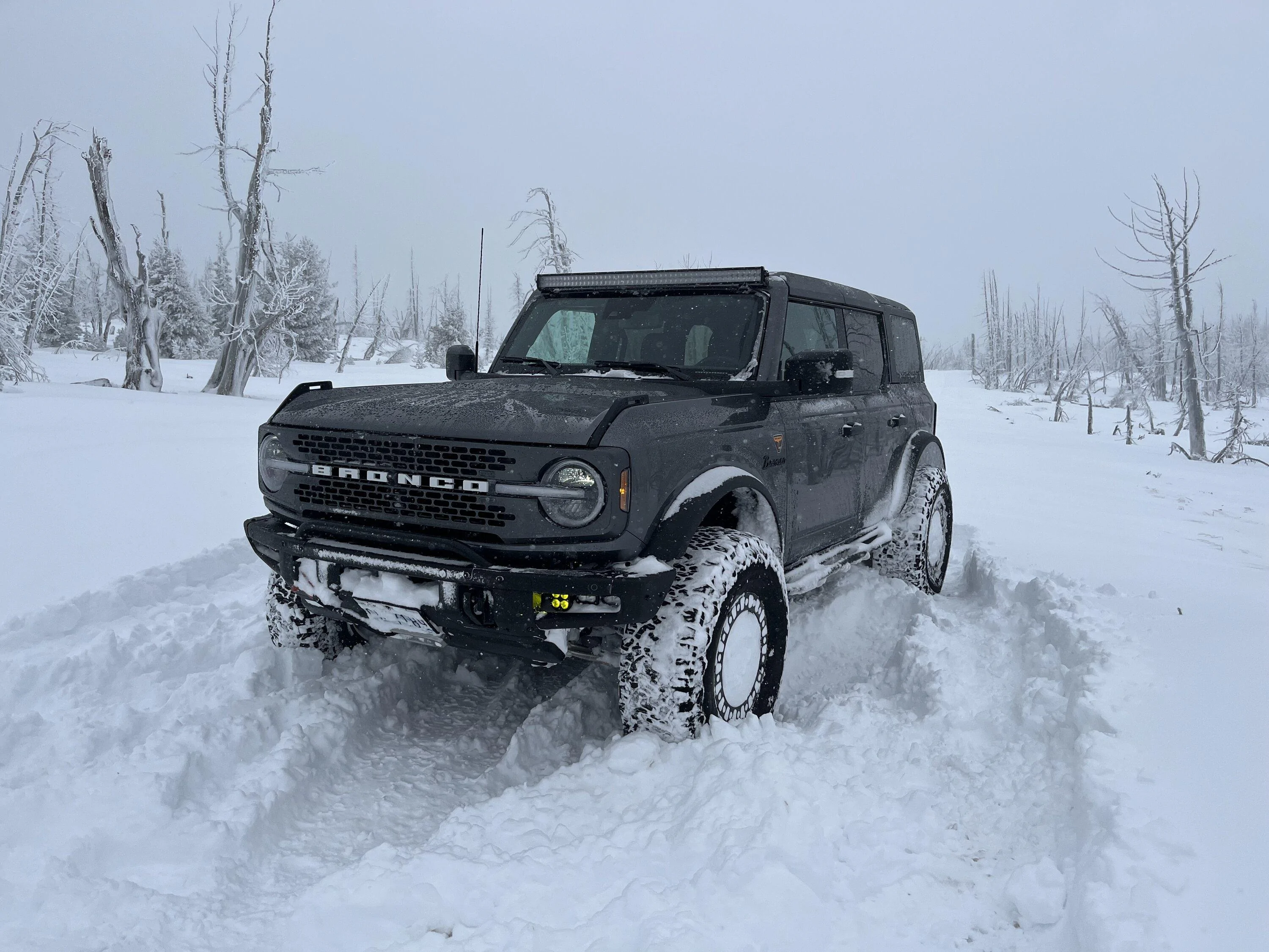 Ford Bronco Snow Wheeling With Bronco & Jeep 06 Nov 2022 IMG_0647