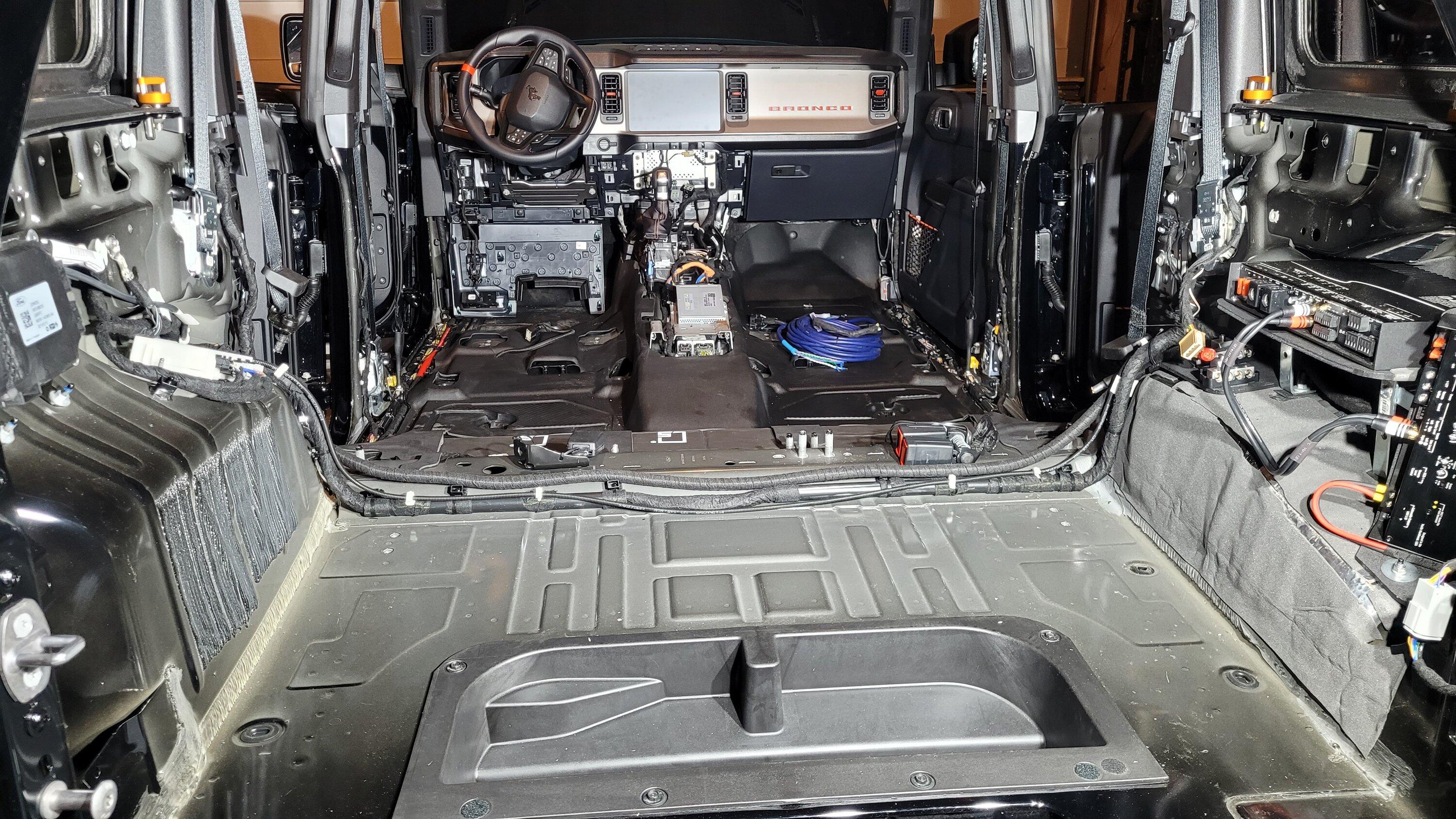 Ford Bronco High End Audio Upgrade in Bronco Raptor -- 7 Part DIY Install 20221011_223218