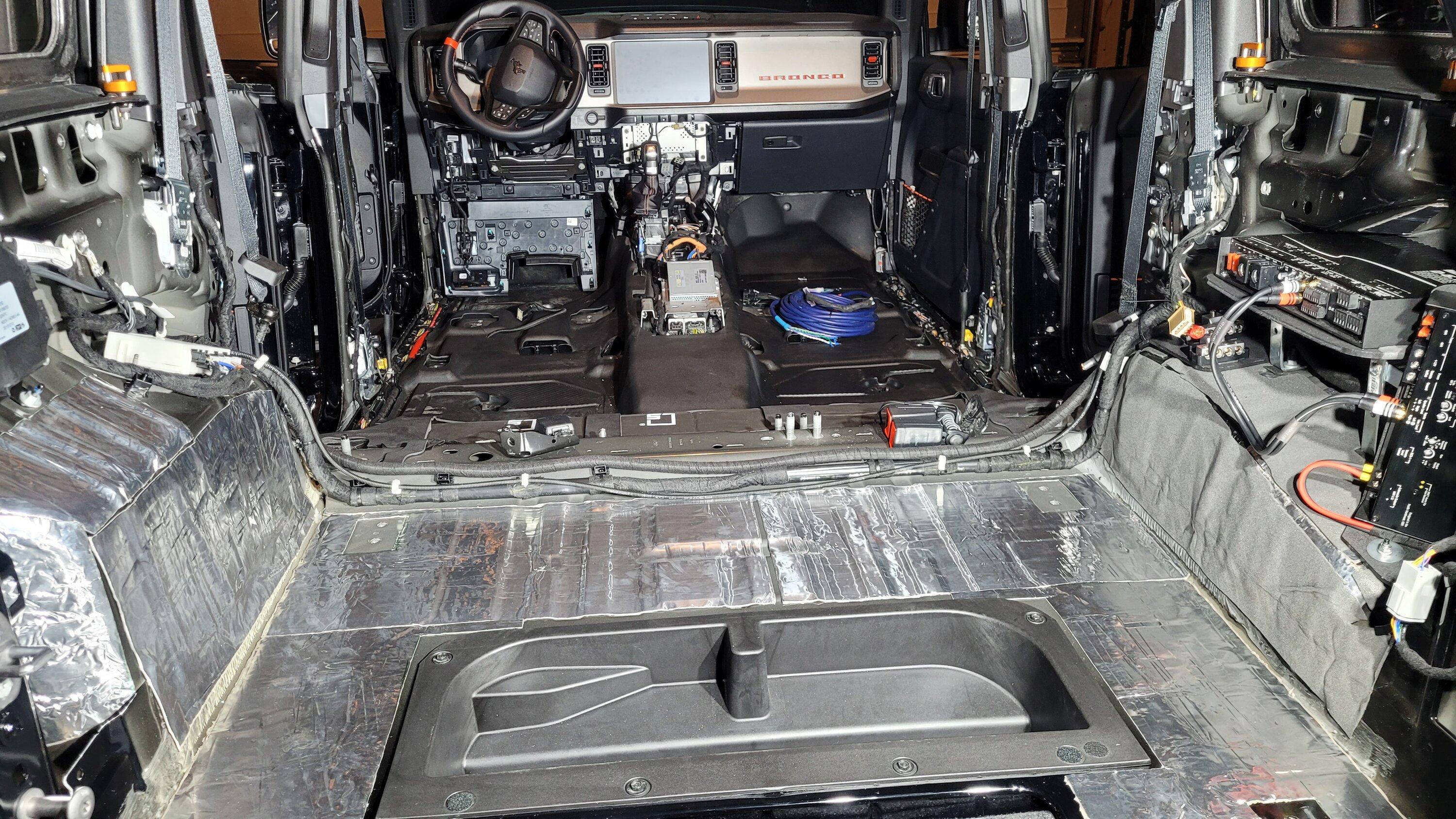 Ford Bronco High End Audio Upgrade in Bronco Raptor -- 7 Part DIY Install 20221011_232118