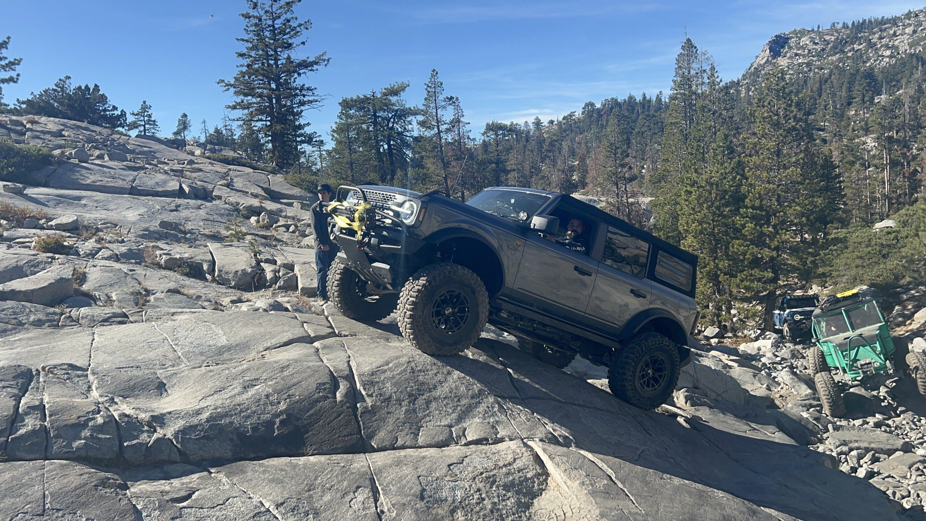 Ford Bronco Group of Broncos on Rubicon Trail Loon Lake to Little Sluice IMG_5083.JPG