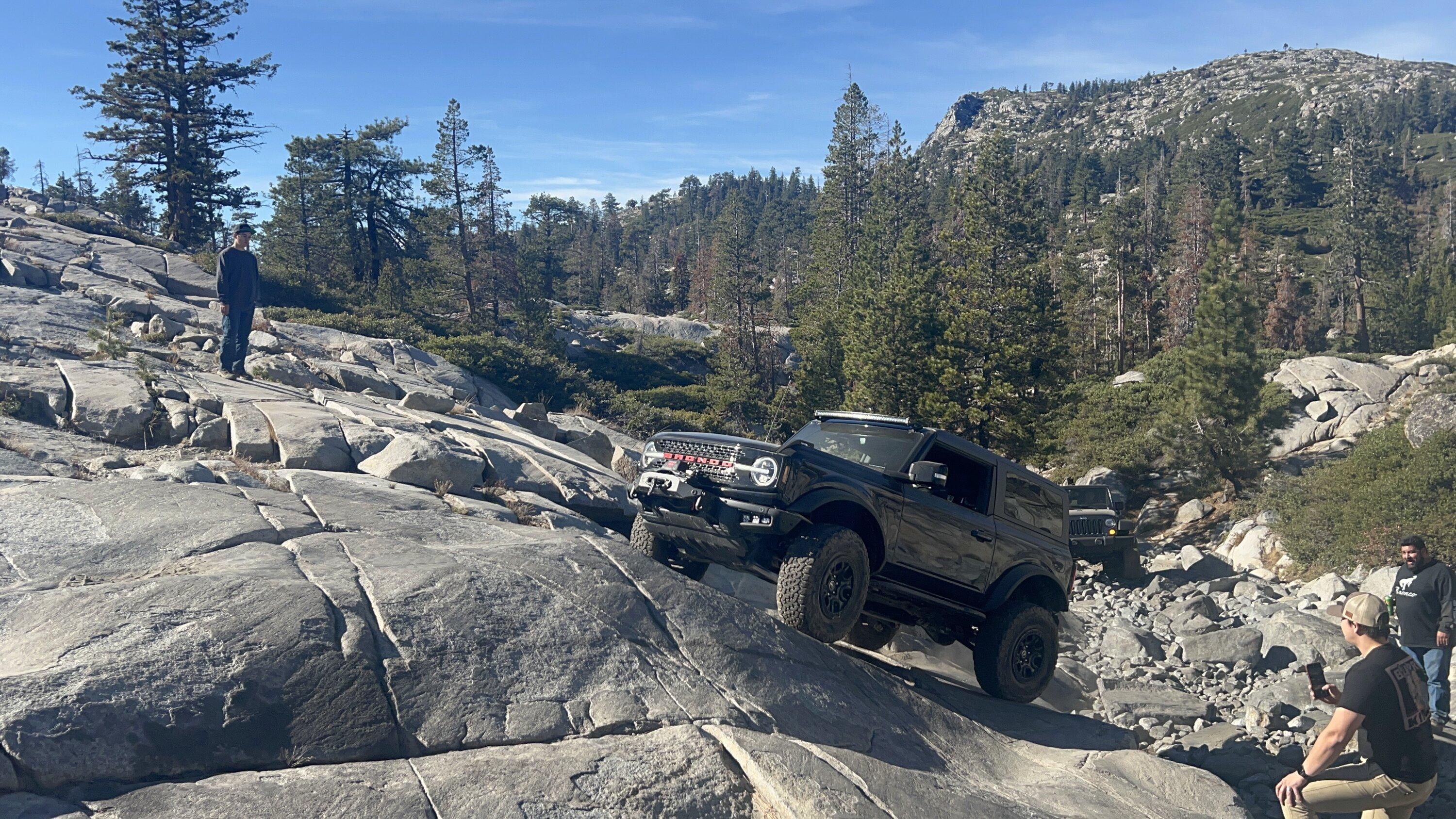 Ford Bronco Group of Broncos on Rubicon Trail Loon Lake to Little Sluice IMG_5110.JPG