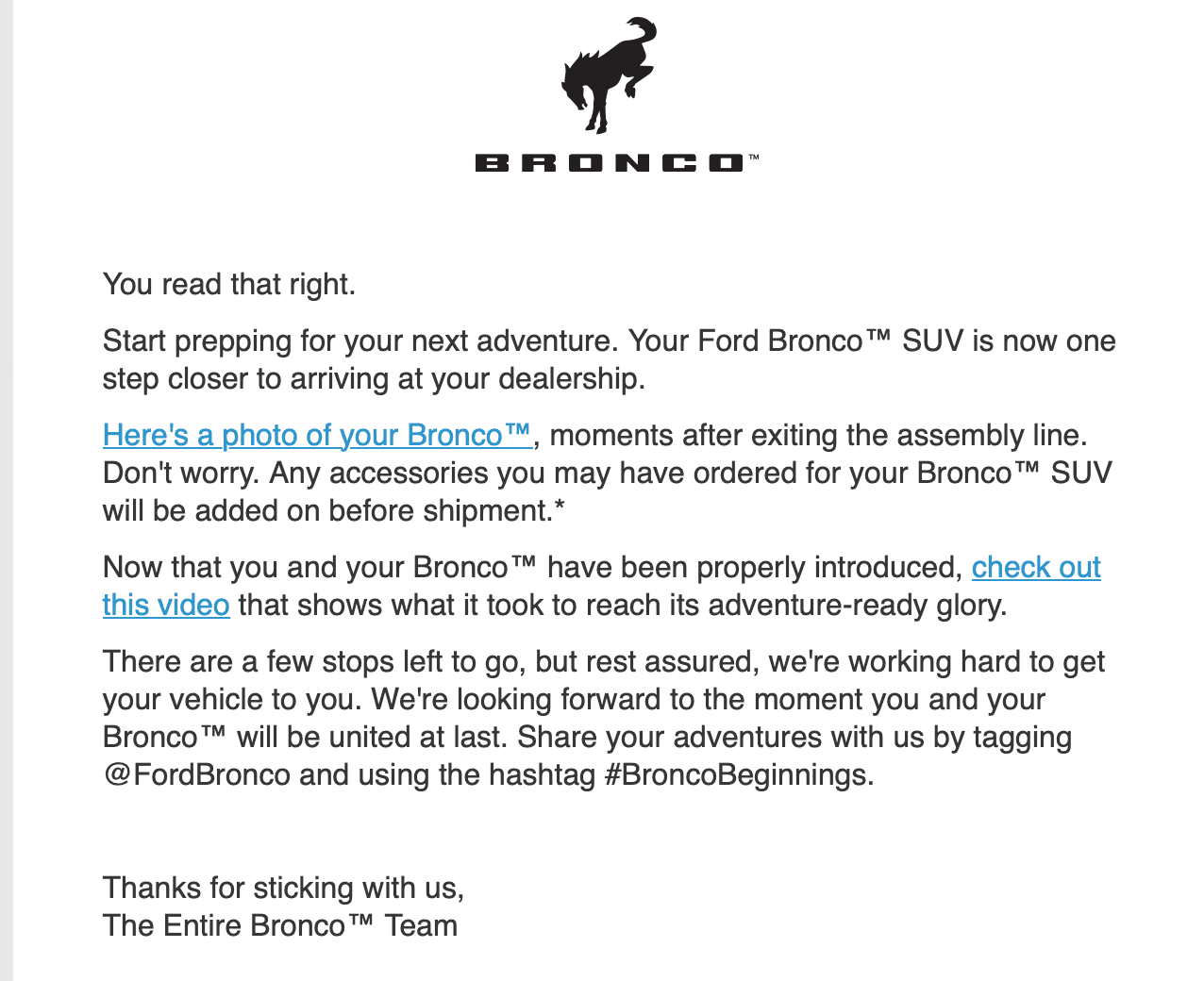 Ford Bronco build week 10/24 Screenshot 2022-11-08 at 10.23.55 AM