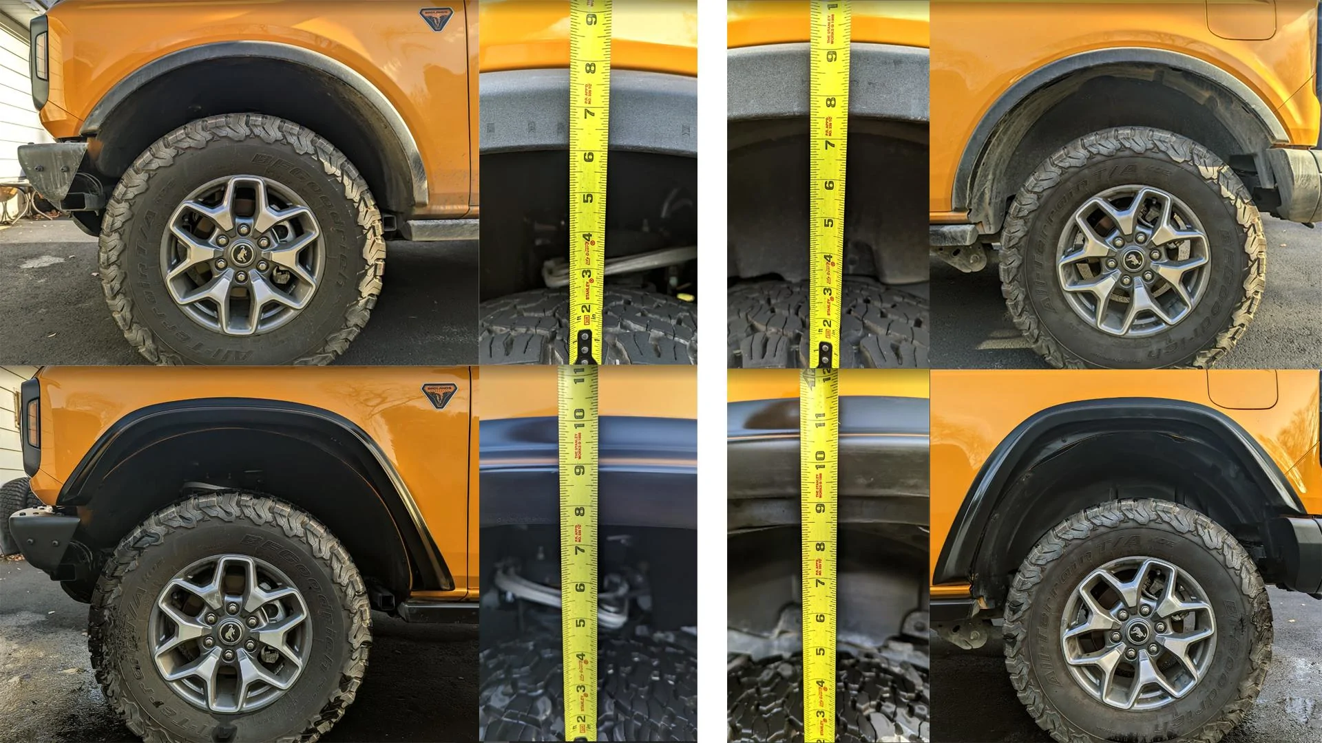 Ford Bronco KBD fender flares KBD Comparison 01