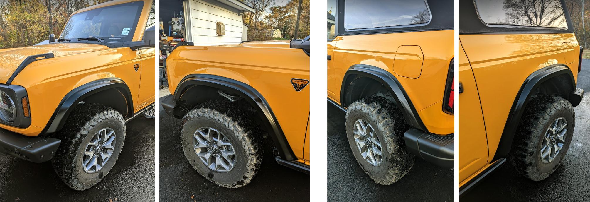 Ford Bronco KBD fender flares KBD Comparison 04