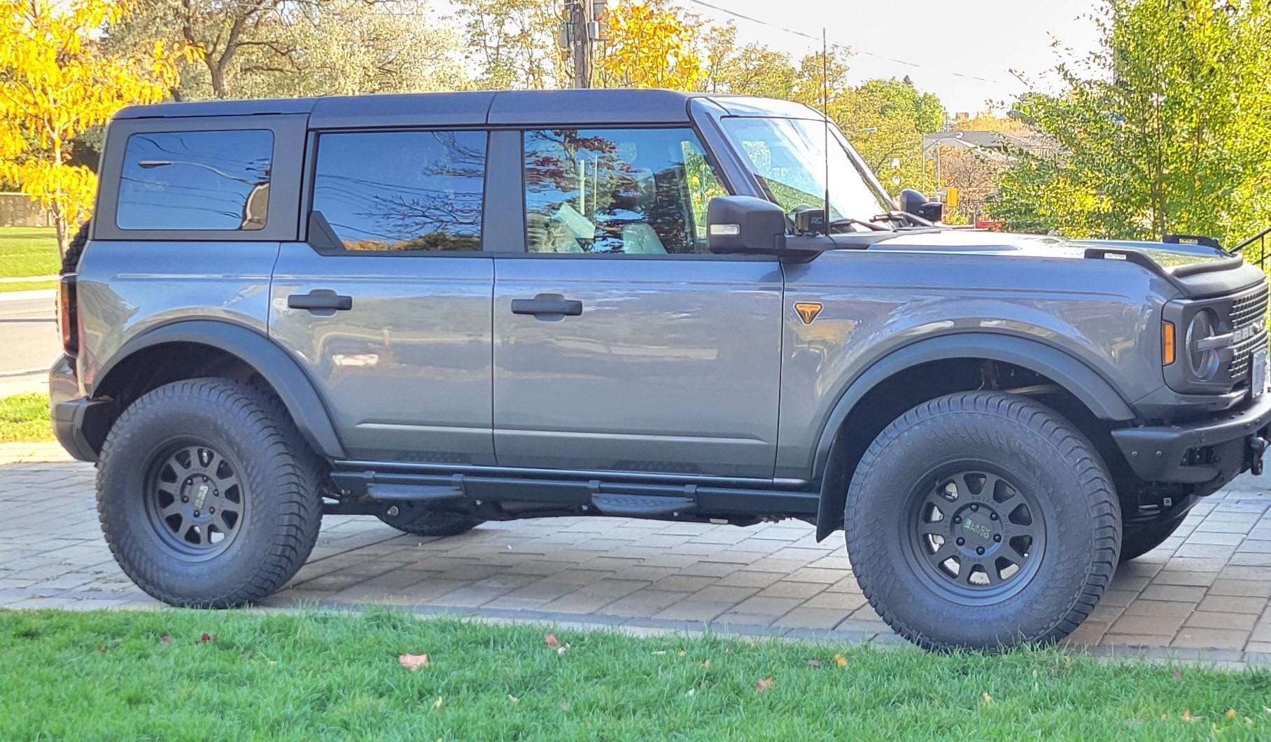Ford Bronco Show us your installed wheel / tire upgrades here! (Pics) 1.1