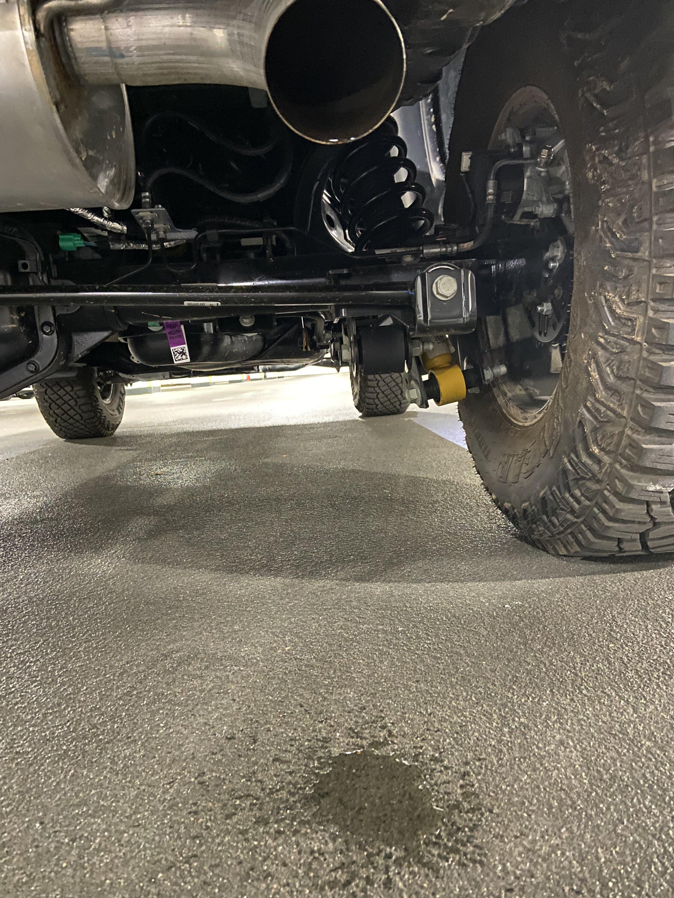 Ford Bronco Exhaust condensation with AC off exhaust