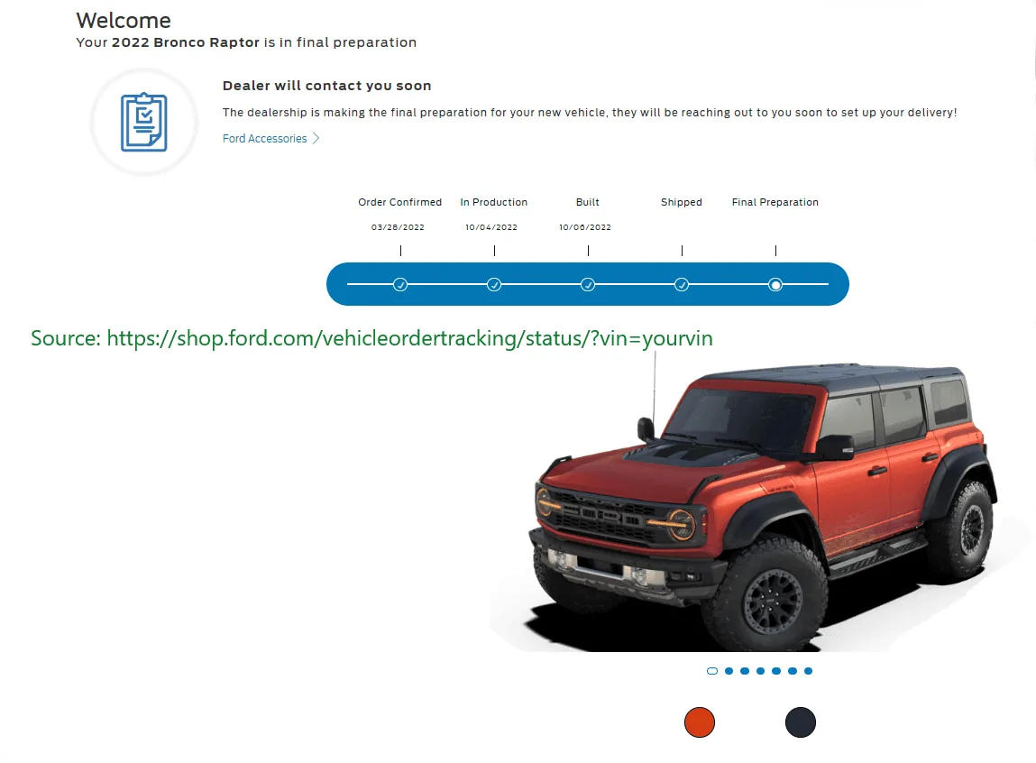 Ford Bronco 9/26/2022 Build Week Thread with Spreadsheet Bronco Tracking status