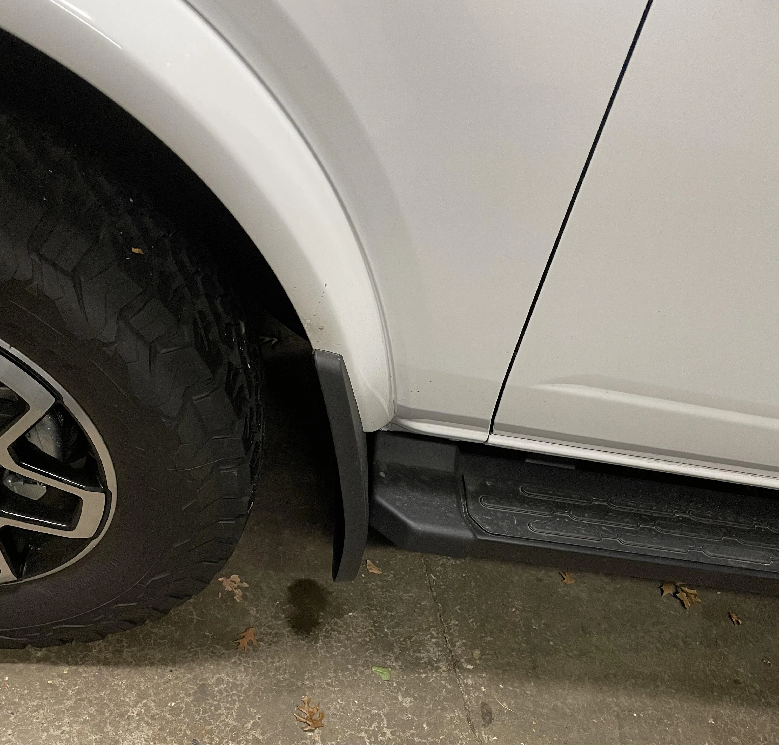Ford Bronco Mud Flaps -- install all 4 or just the fronts? tempImageZj7DiC