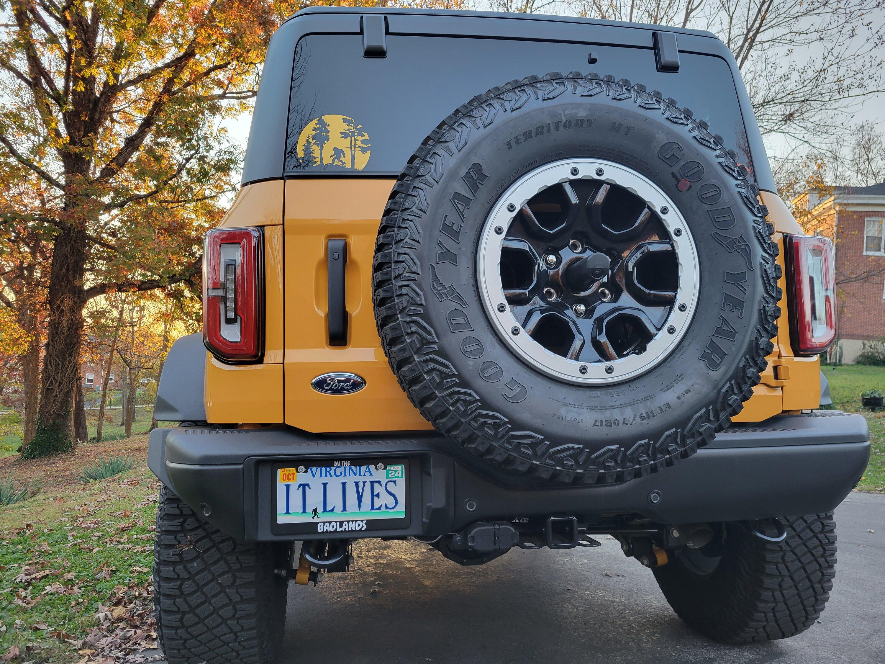 Ford Bronco Custom vanity license plate for Bronco? 20221103_180021