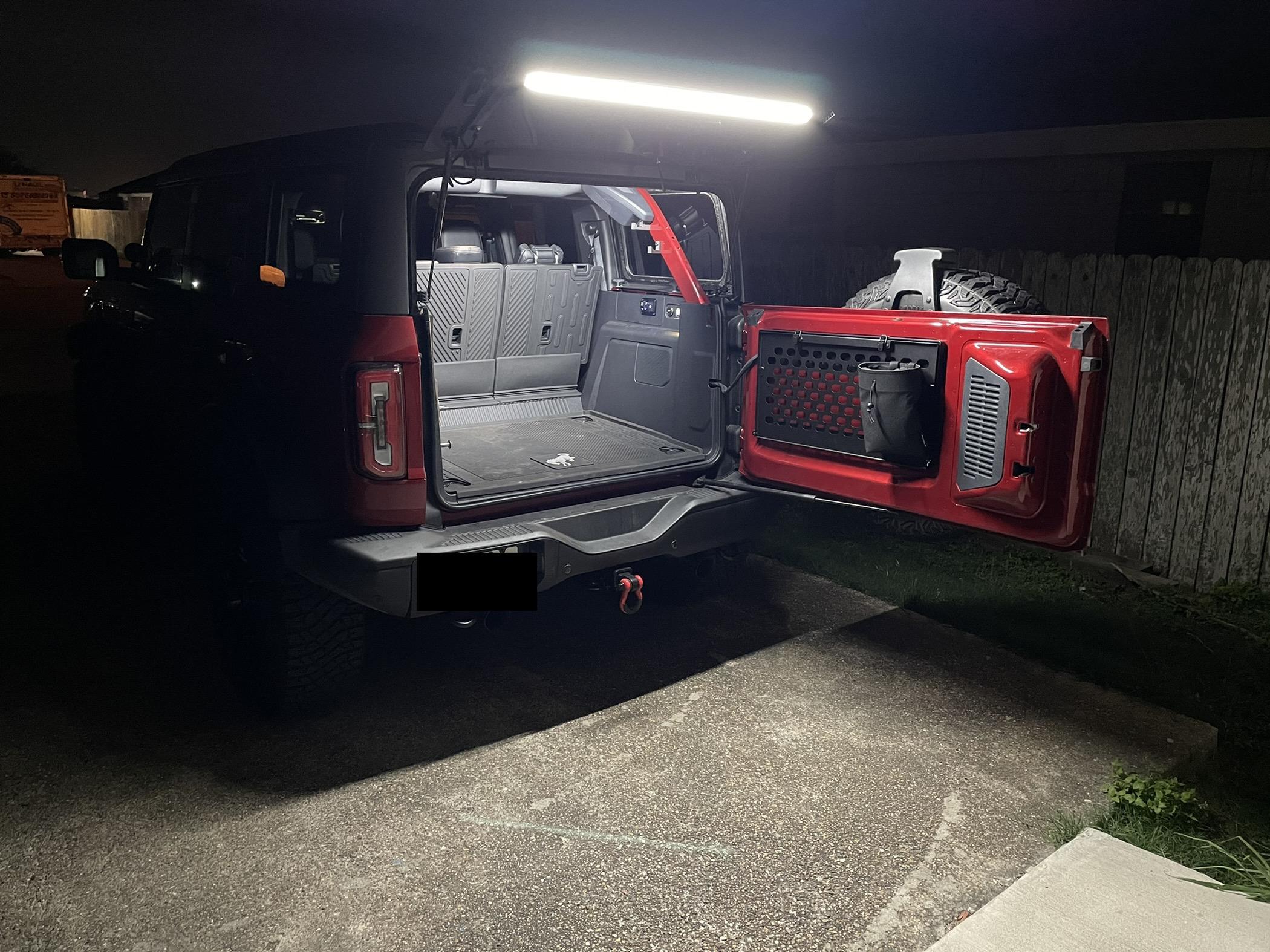 Ford Bronco What are you using for rear cargo inside lighting solutions E093E368-4BC1-4F8E-AD5A-B7144C6F7BDE