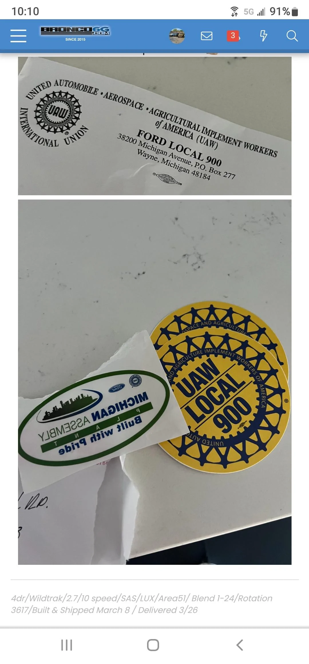 Ford Bronco Michigan Assembly Sticker Screenshot_20221110-101020_Chrom