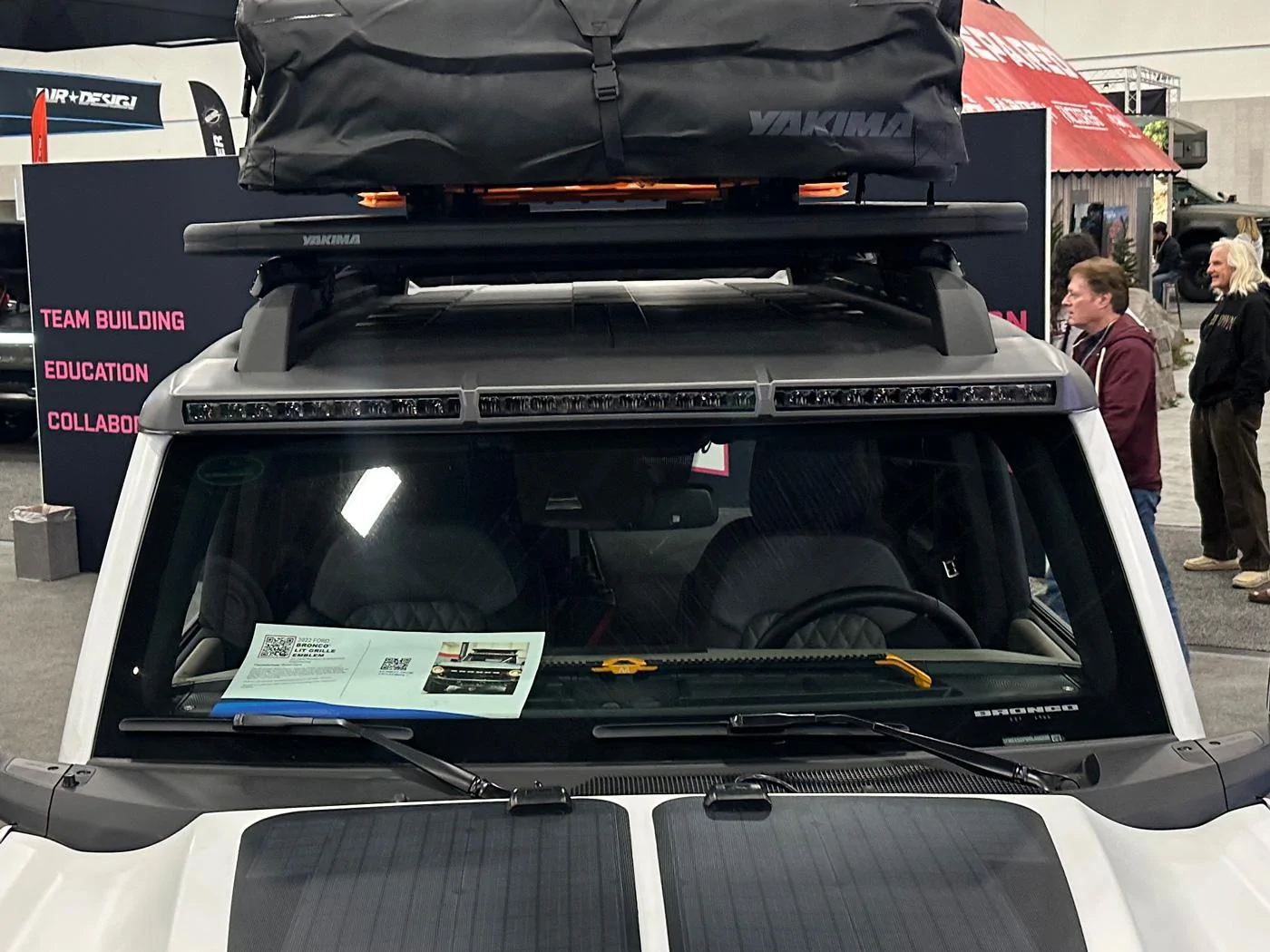 Ford Bronco Integrated Roof/Windshield LED Light Bar System for 2021+ Ford Bronco IMG_0492