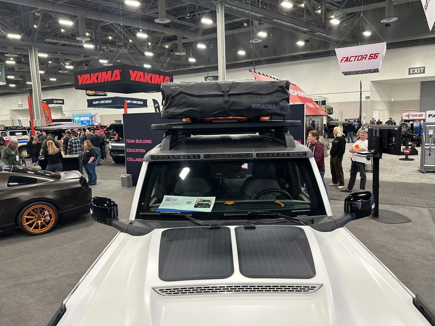Ford Bronco Integrated Roof/Windshield LED Light Bar System for 2021+ Ford Bronco IMG_0491