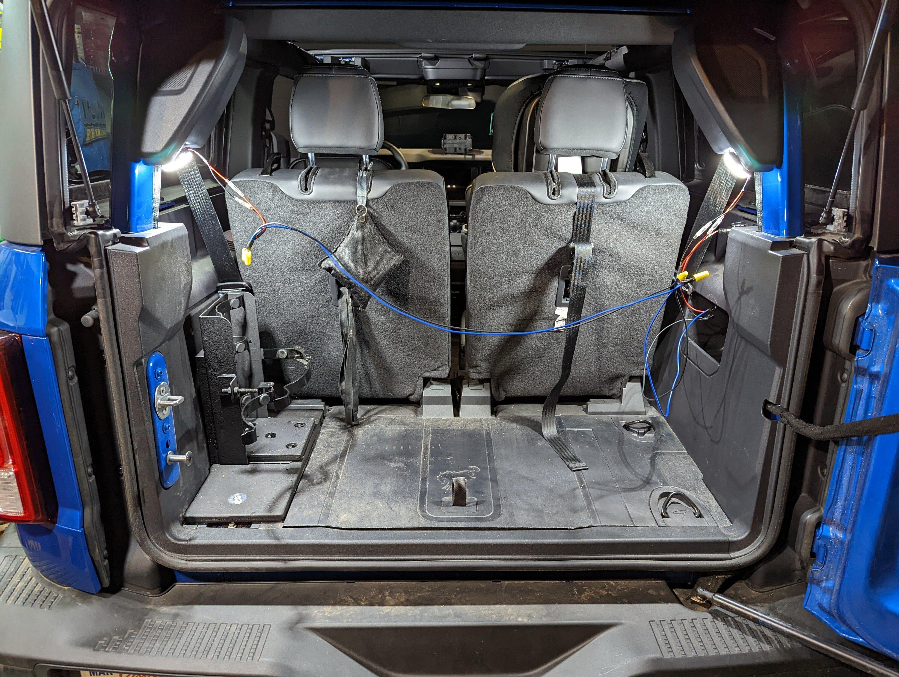 Ford Bronco What are you using for rear cargo inside lighting solutions PXL_20220529_040019551
