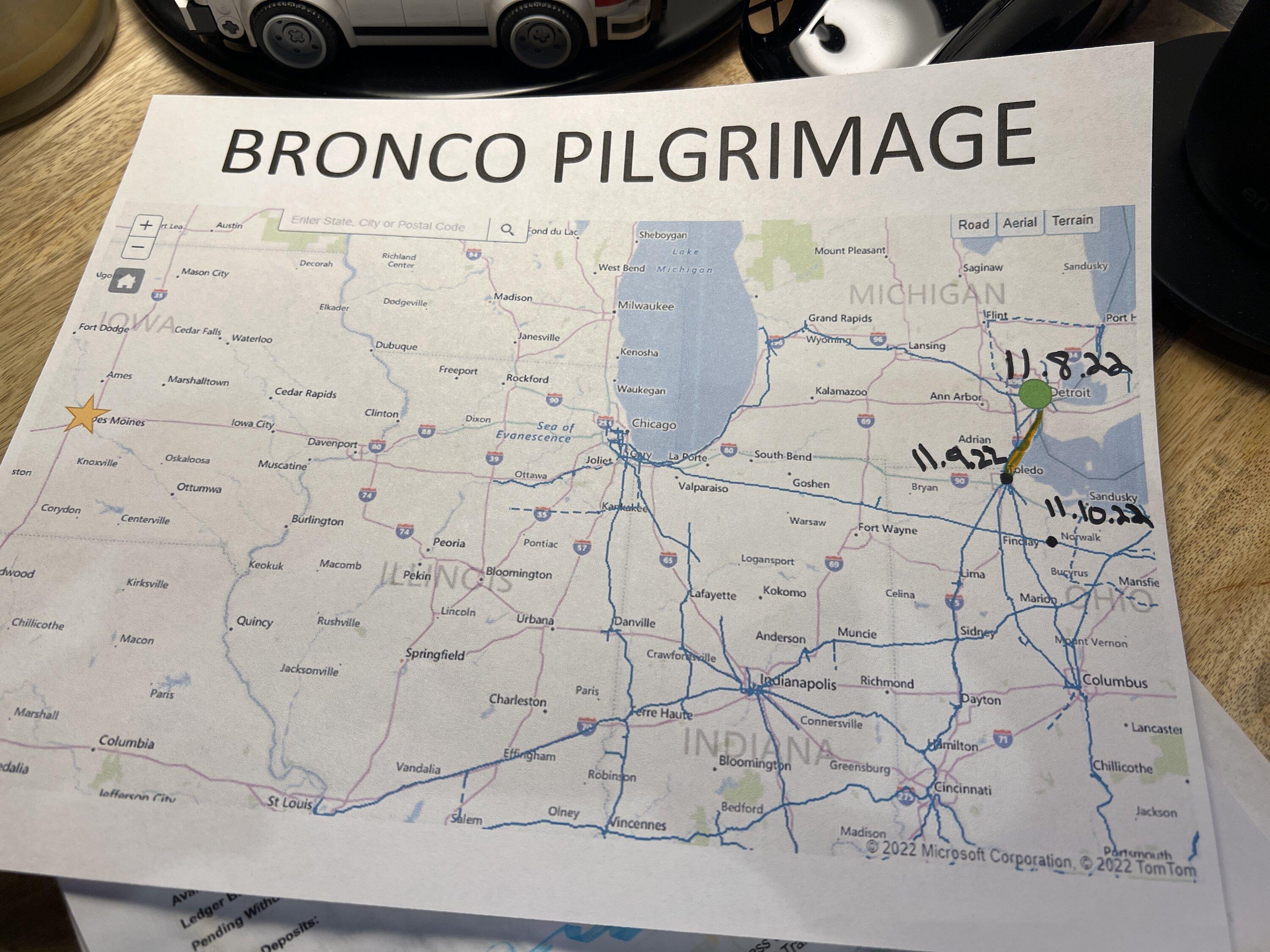 Ford Bronco 10/31/2022 build week group image